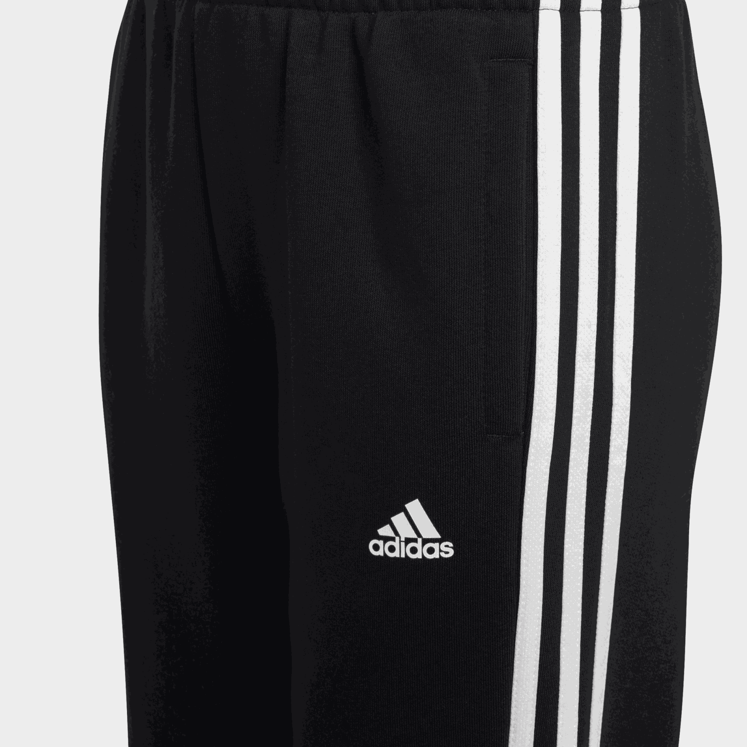 Essentials 3-Stripes Fleece Joggers, joggebukse - full image 3