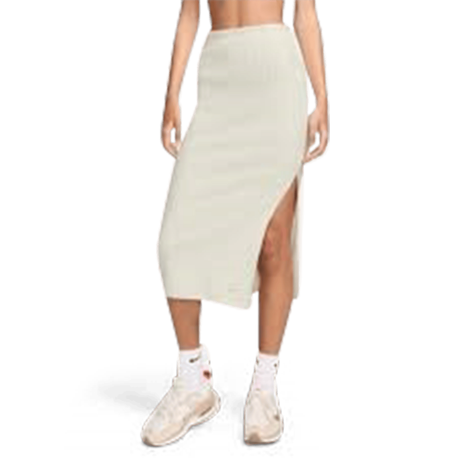 Nike Chill Rib Slim Midi Skirt, skjørt, dame