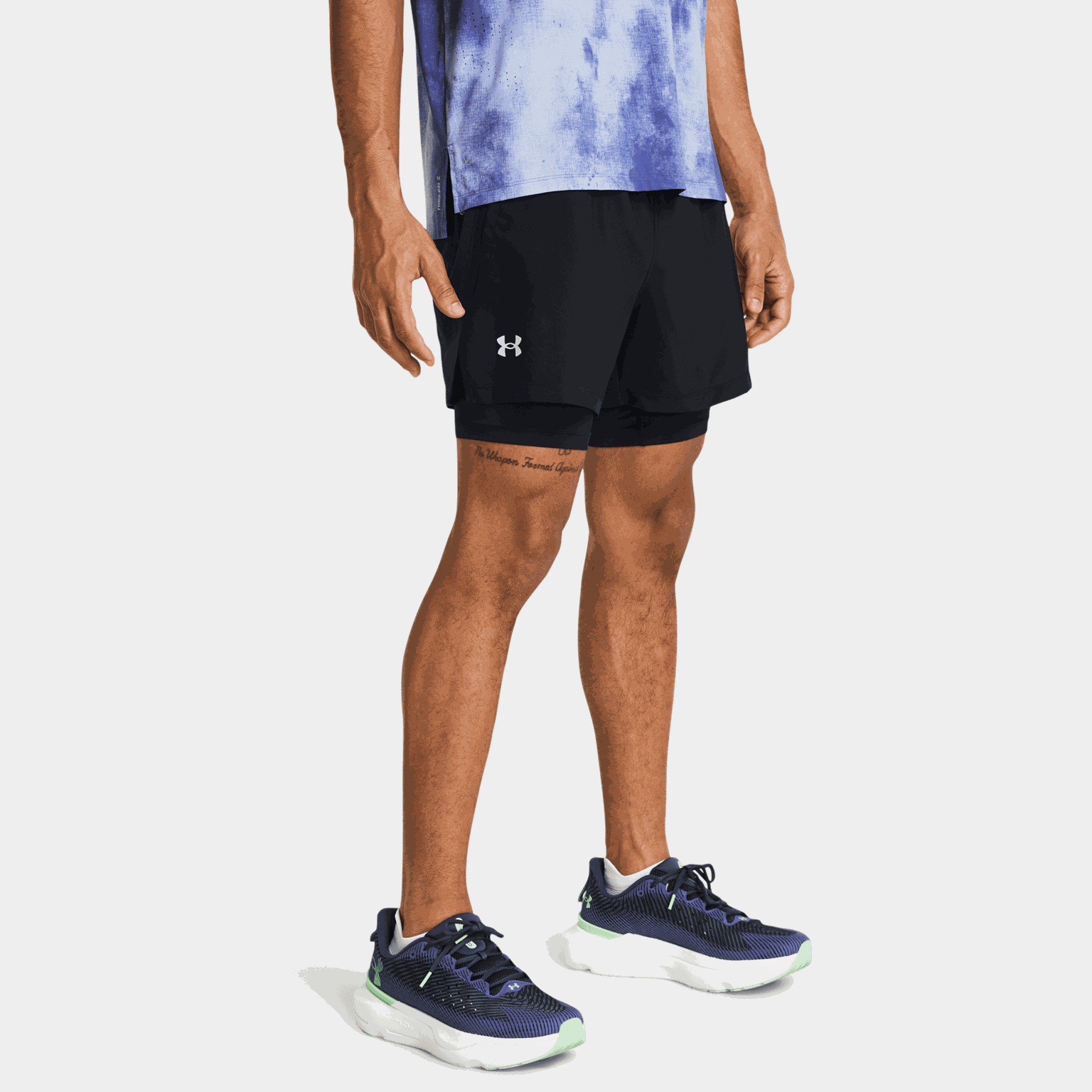 Launch 2in1, treningsshorts, herre - full image 1