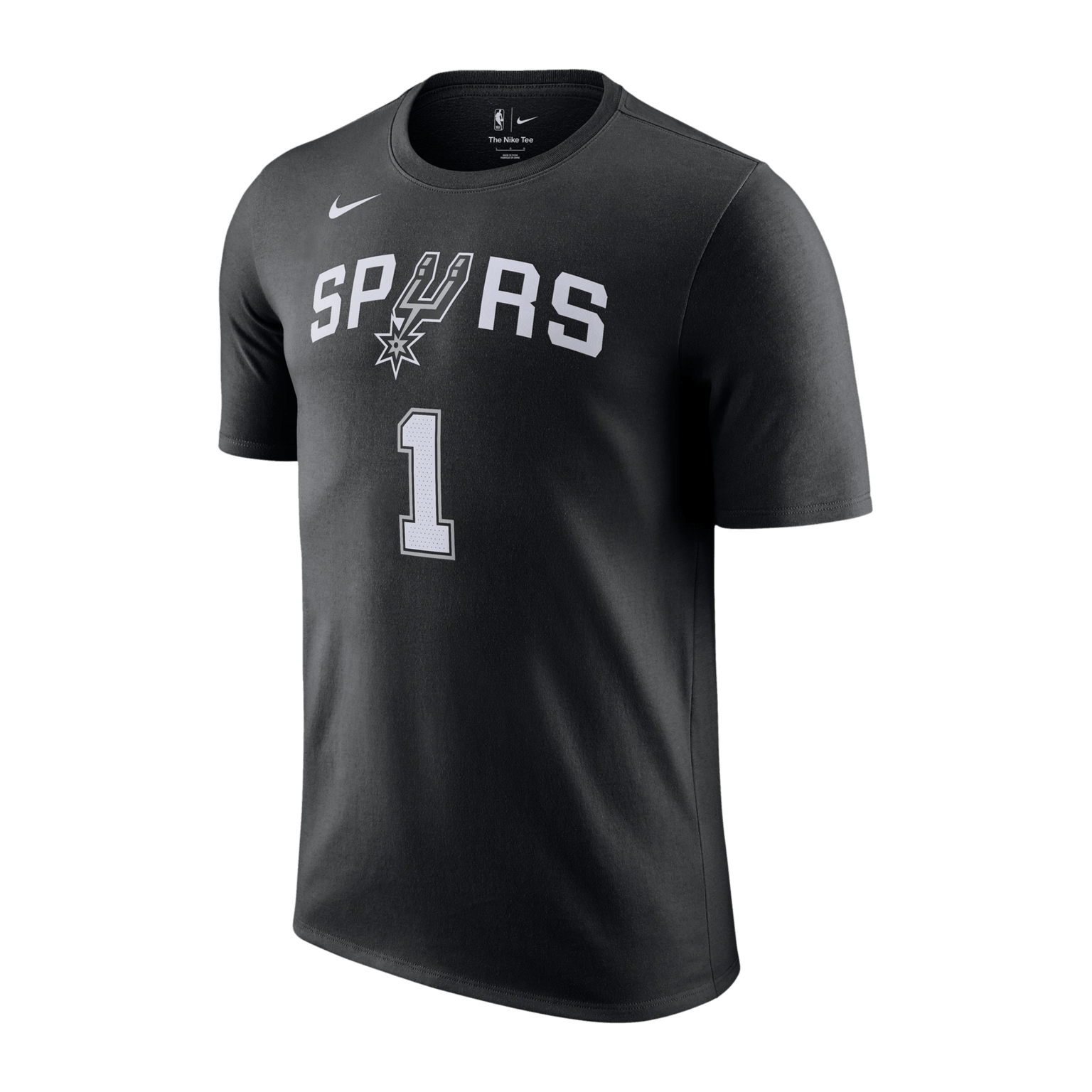 Nike San Antonio Spurts Essential NBA Short Sleeve Tee, basketballtrøye, herre