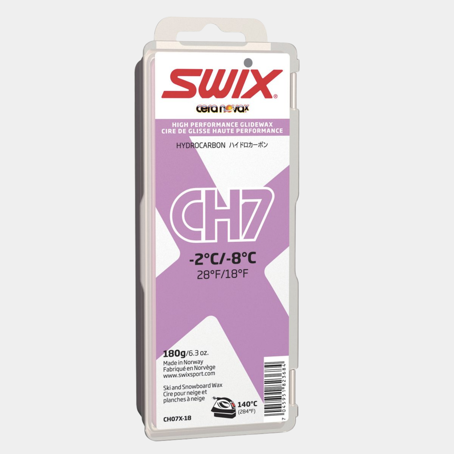 CH7X Fiolett, -2 °C/-8°C, 180 g, skivoks 19/20 - Glider - CH7X