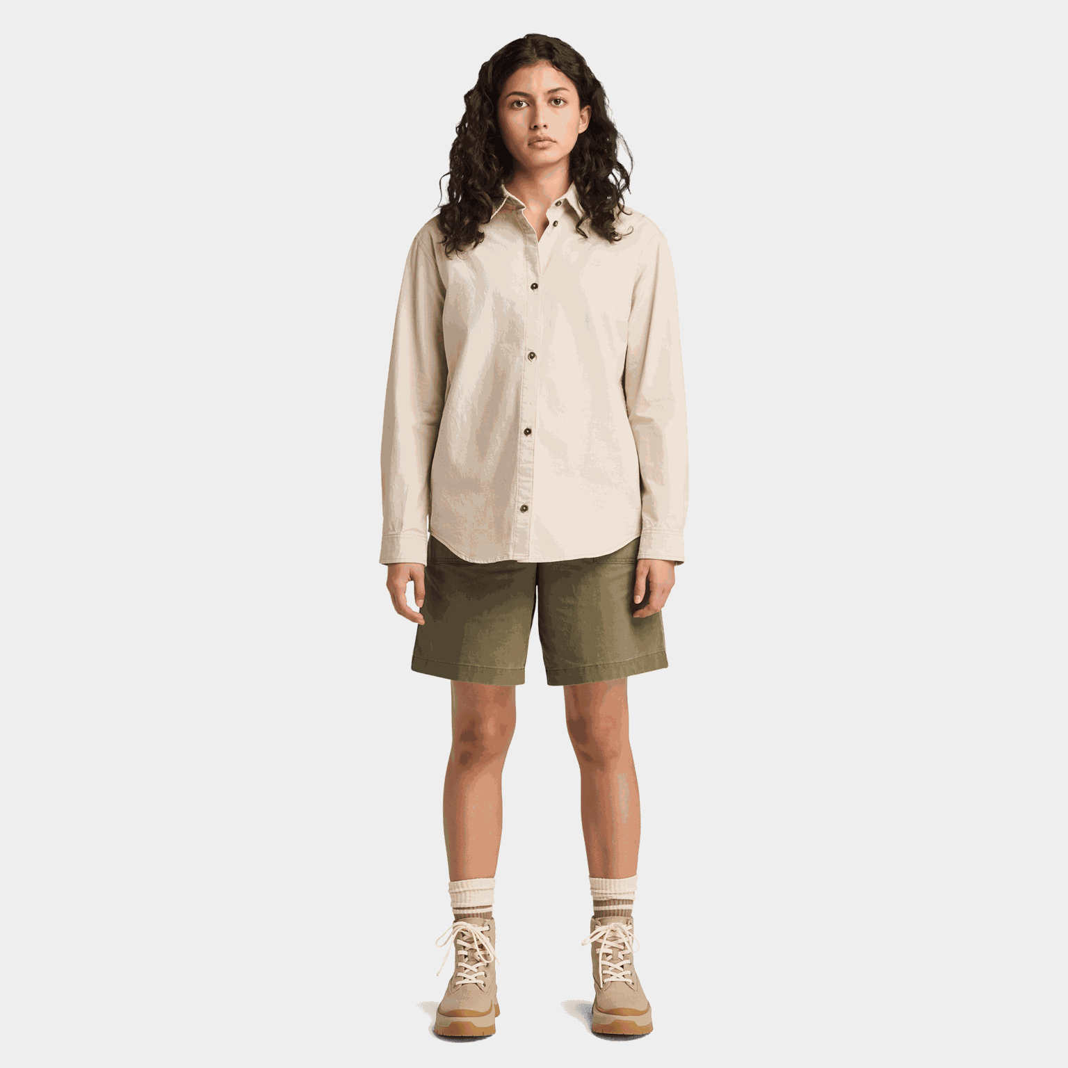Linen Bermuda, shorts, dame - full image 1