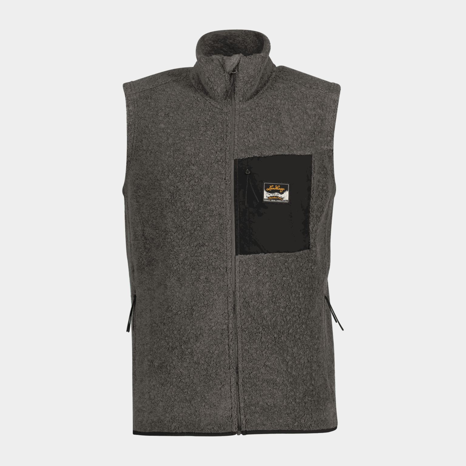 Flok Wool Ms Pile Vest, , vest - full image 1