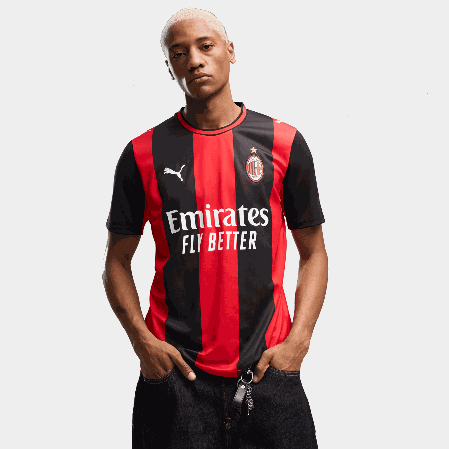 AC Milan Home Jersey Replica, fotballdrakt, unisex - full image 1
