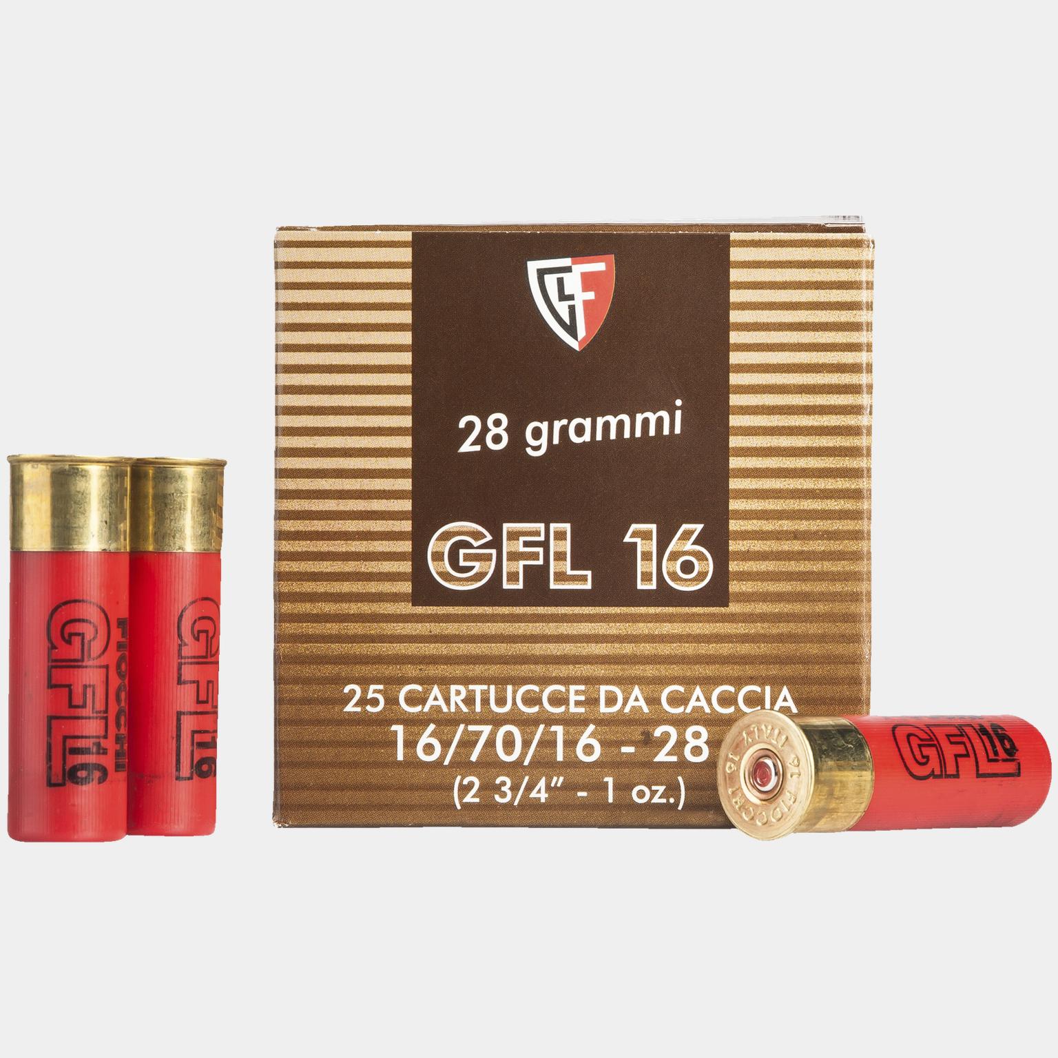 GFL 16/70-6 28gr, blyhaglpatron - Haglepatroner | XXL