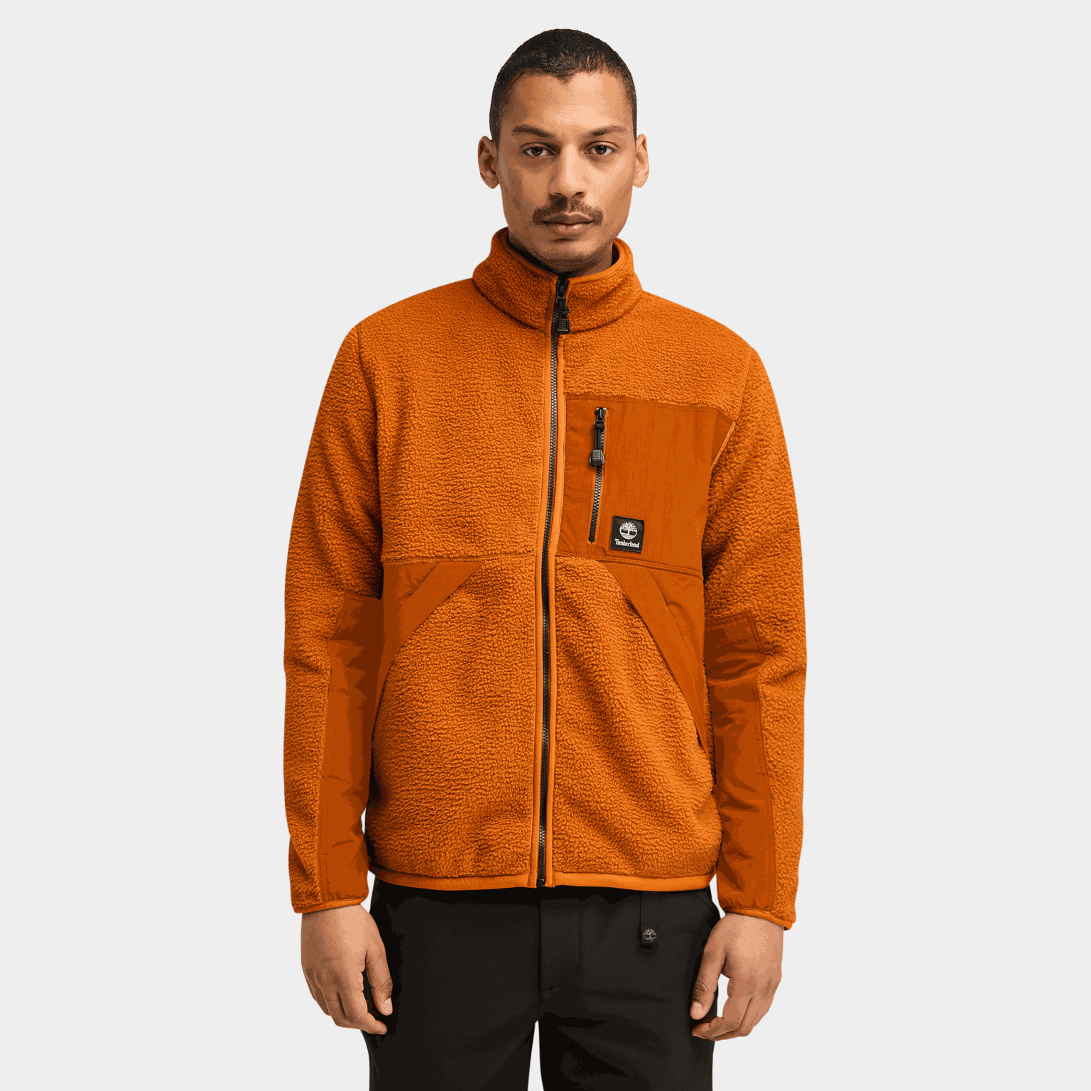 Sherpa Fleece Jacket, fleecejakke, herre - full image 2