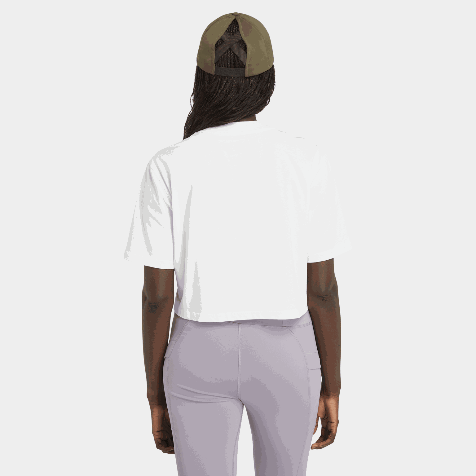 Crop Short Sleeve Tee, t-skjort, dame - full image 3