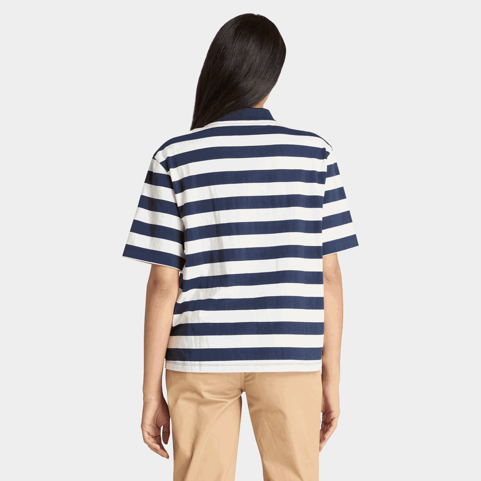 Short-Sleeve Polo Shirt, t-skjorte, dame - full image 3