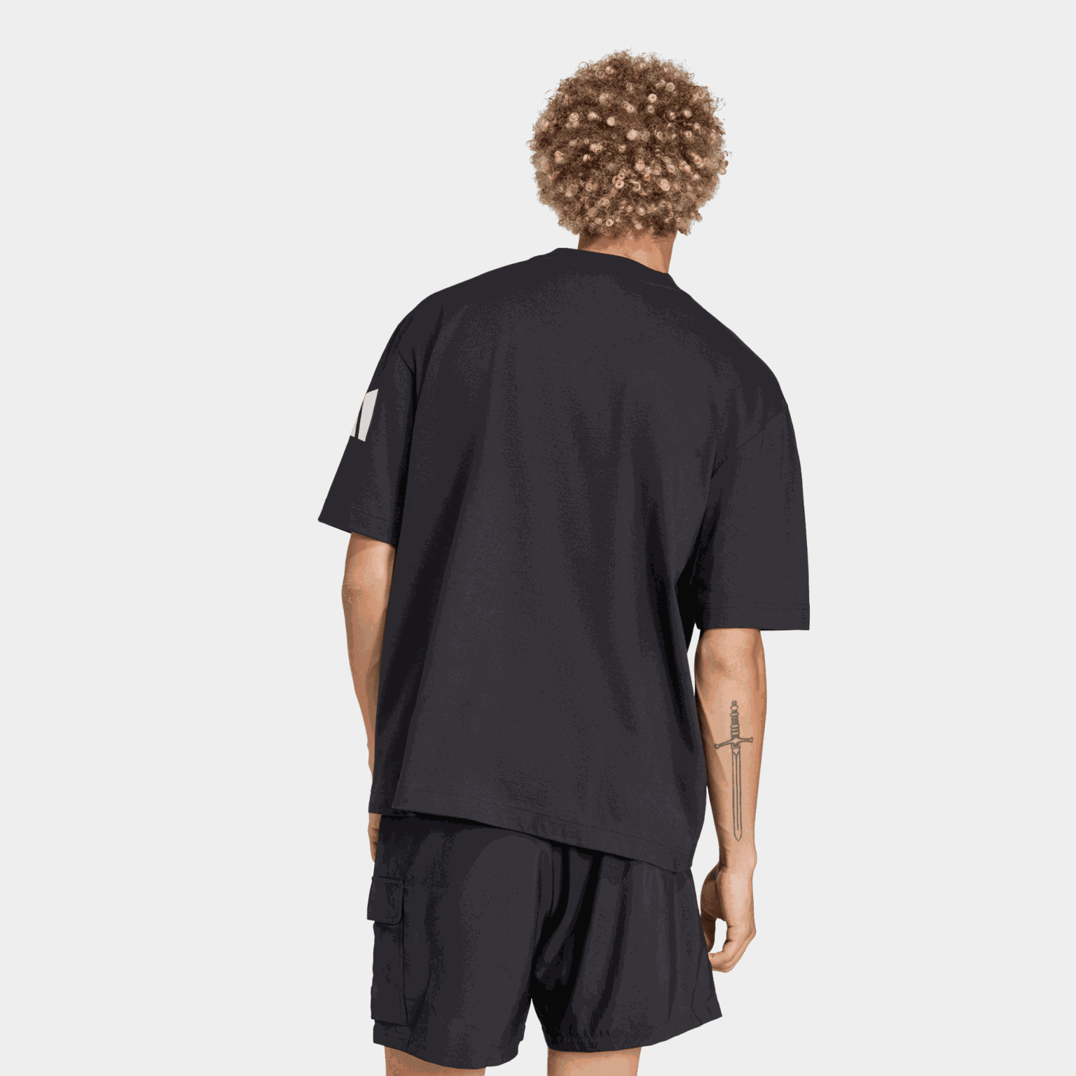 Essentials Loose Fit 3 Bar Logo T-Shirt, t-skjorte, herre - full image 4