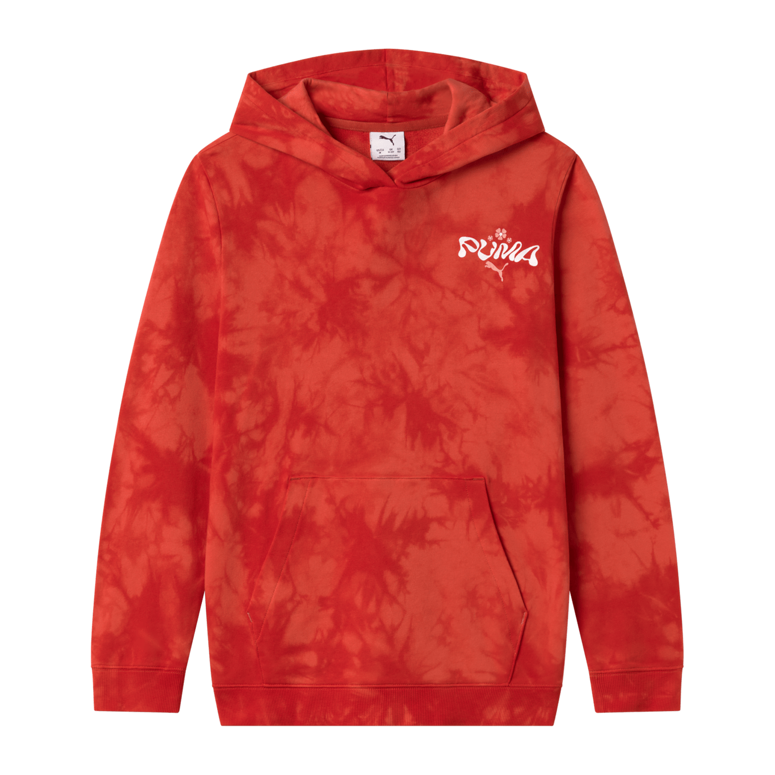 Puma ESS Script Floral Hoodie TR, hettegenser, junior
