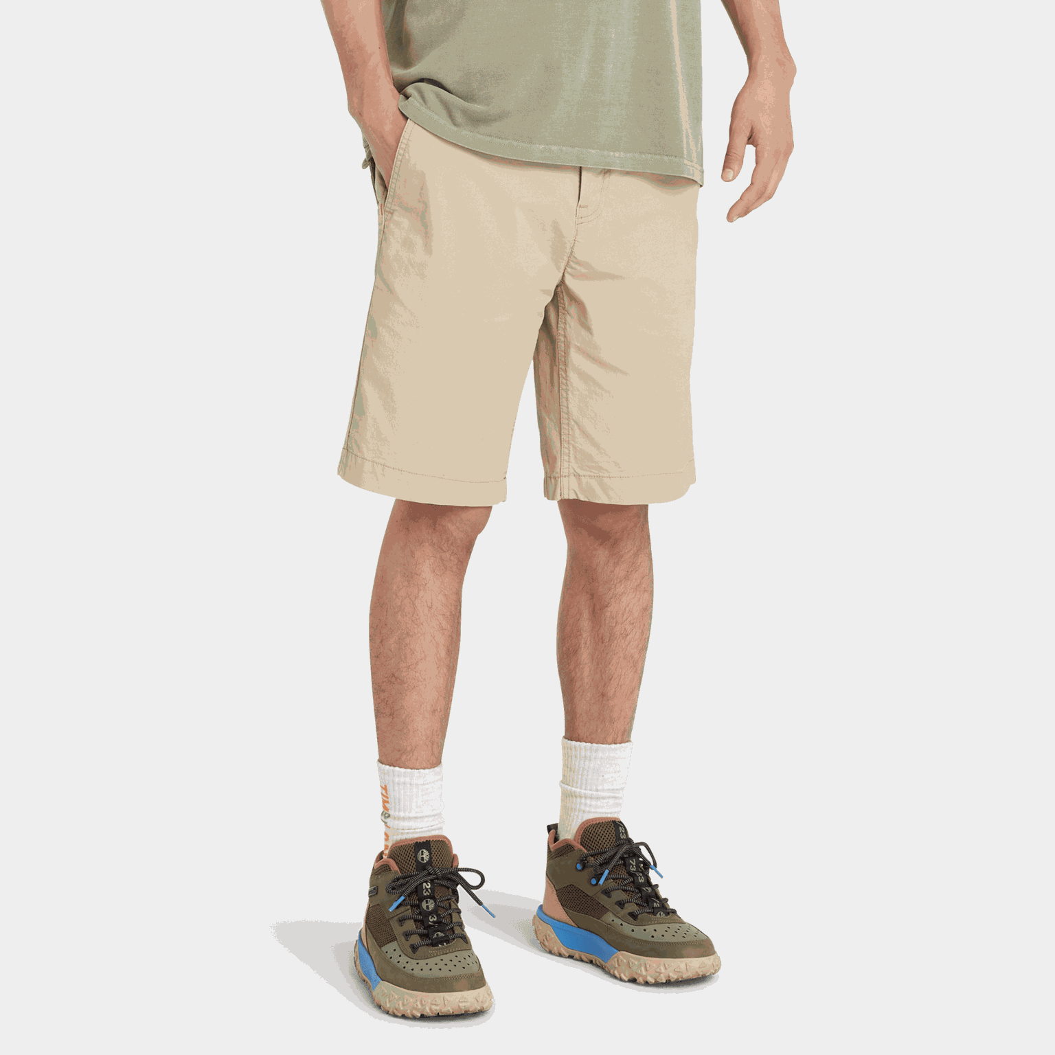 Poplin Chino Short, shorts, herre - full image 1