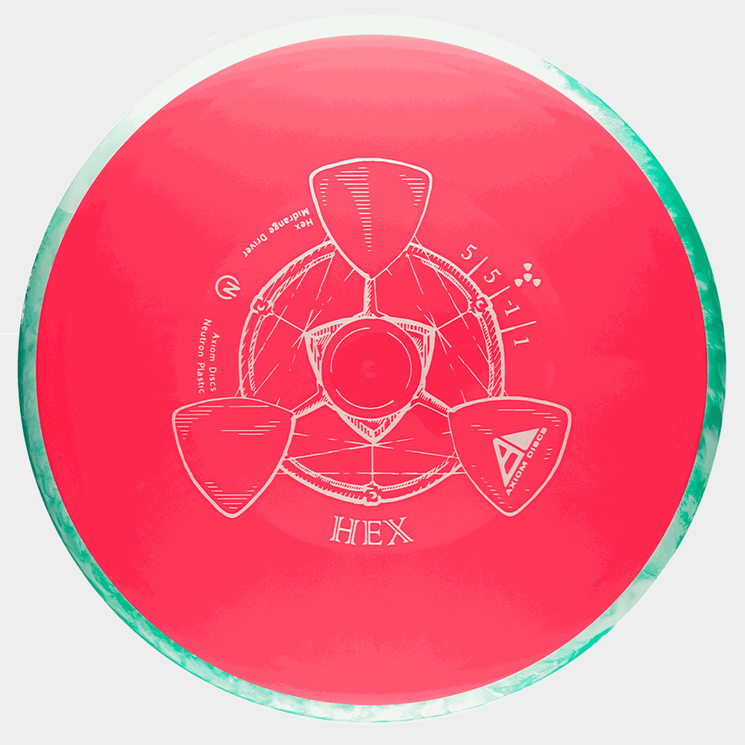 Neutron Midrange Hex (170-175g) - Assorted, midrange, frisbeegolf - full image 2