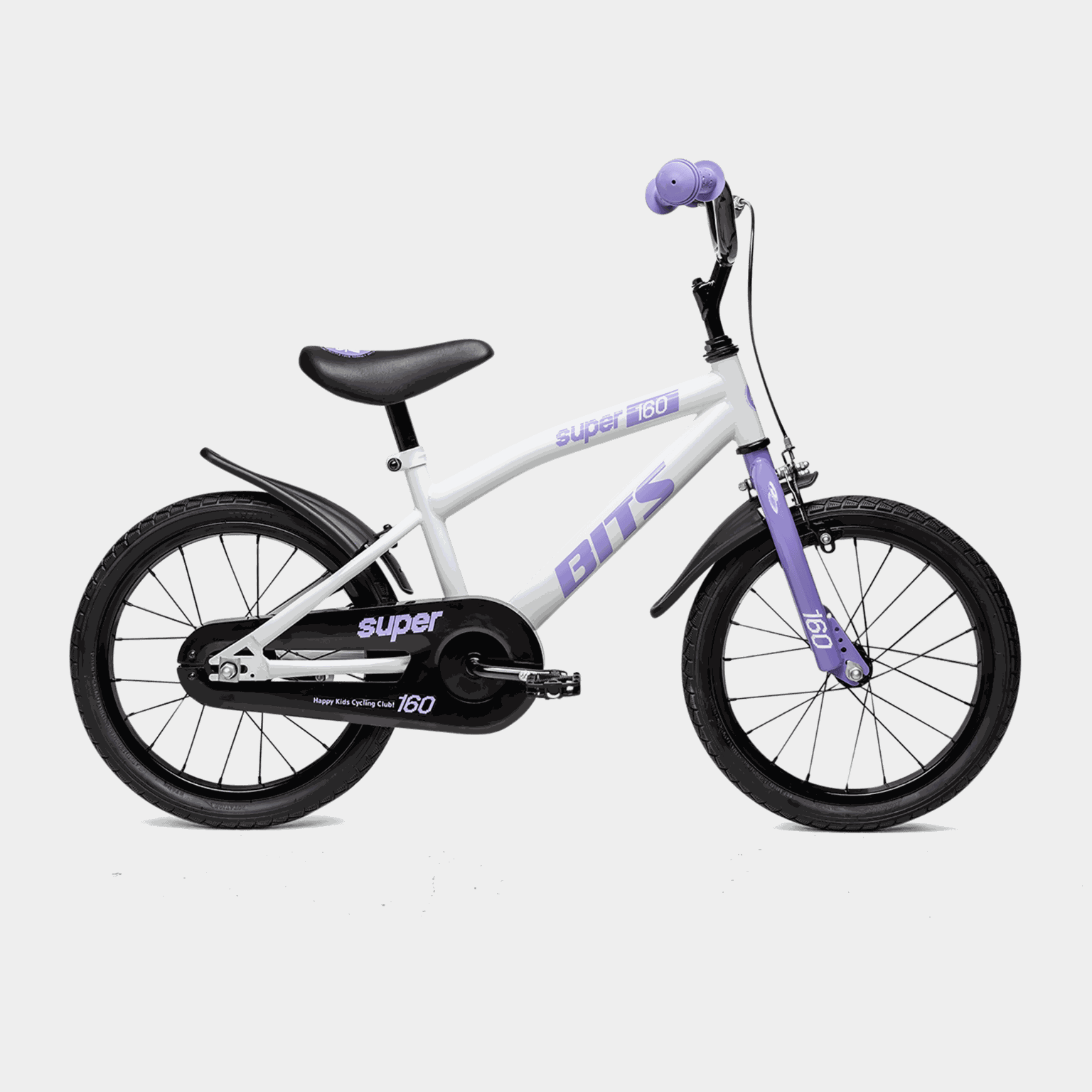 Super 16 NO WHITE/VIOLET 26, barnesykkel - full image 2