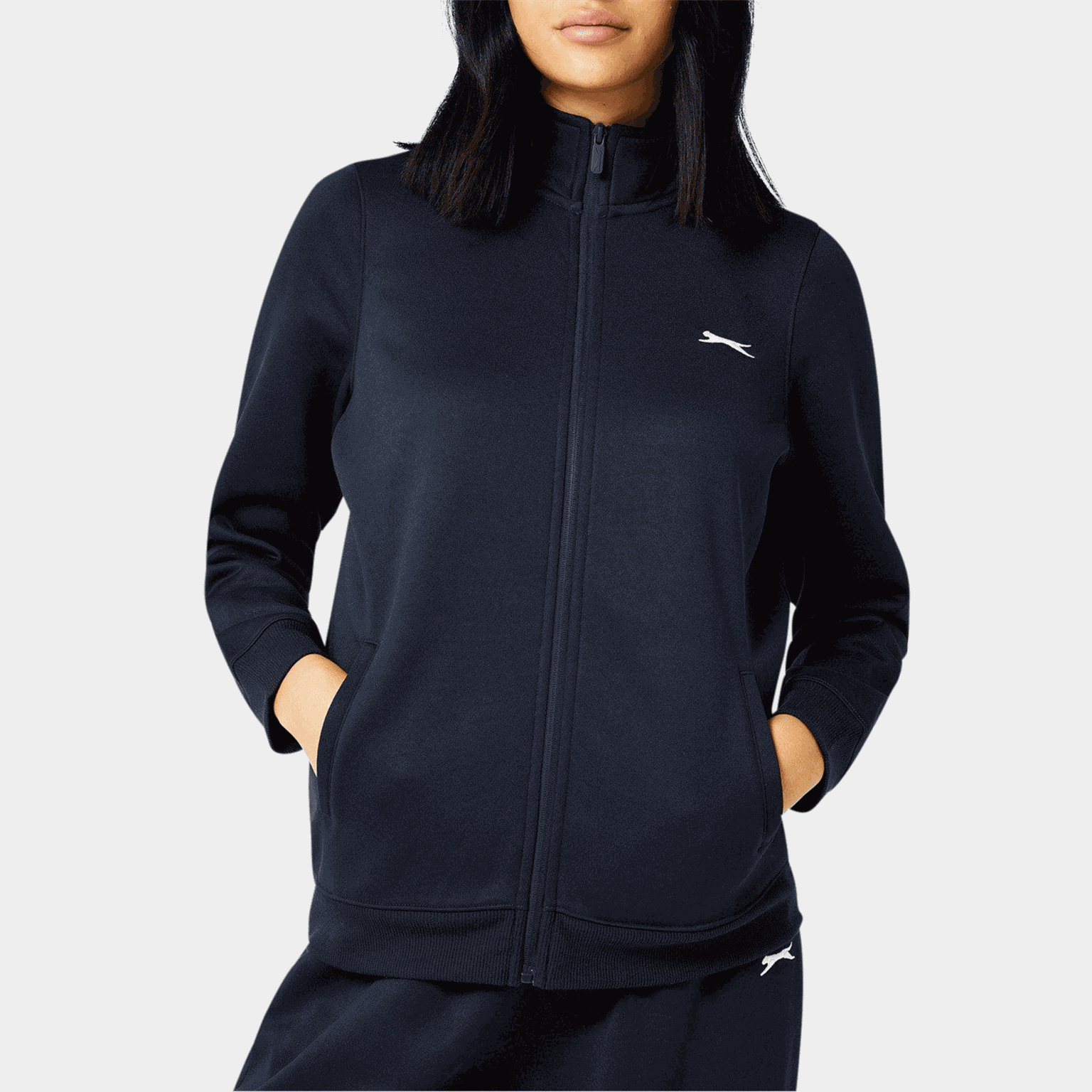 Fitted Zip Through Jacket, genser, dame - full image 1