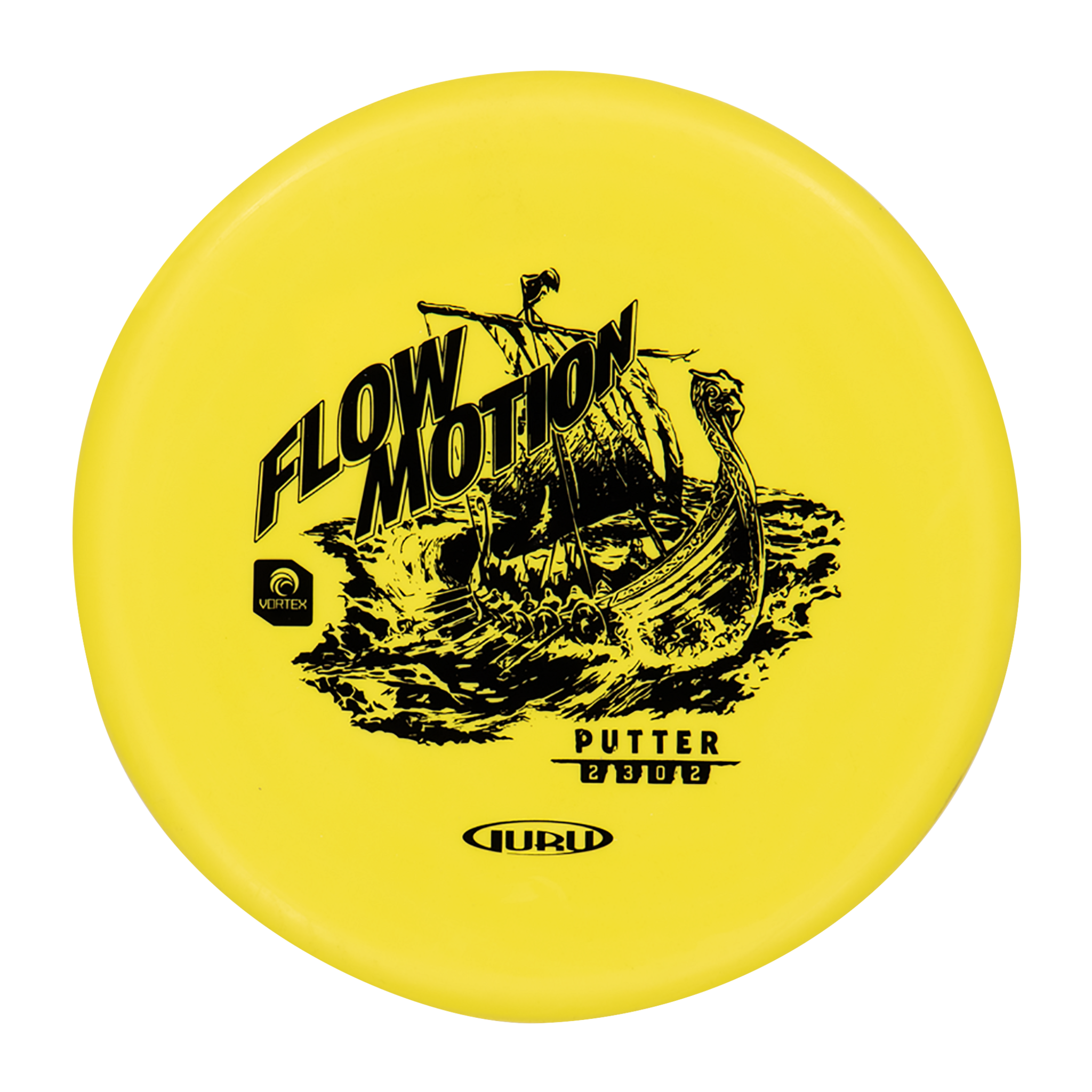 Guru Vortex Line Putter Flow Motion, 165-170g, Yellow