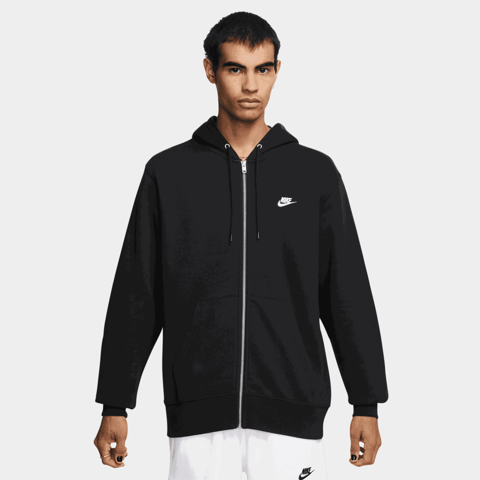 Club Full-Zip Fleece Hood, hettejakke, herre - full image 2