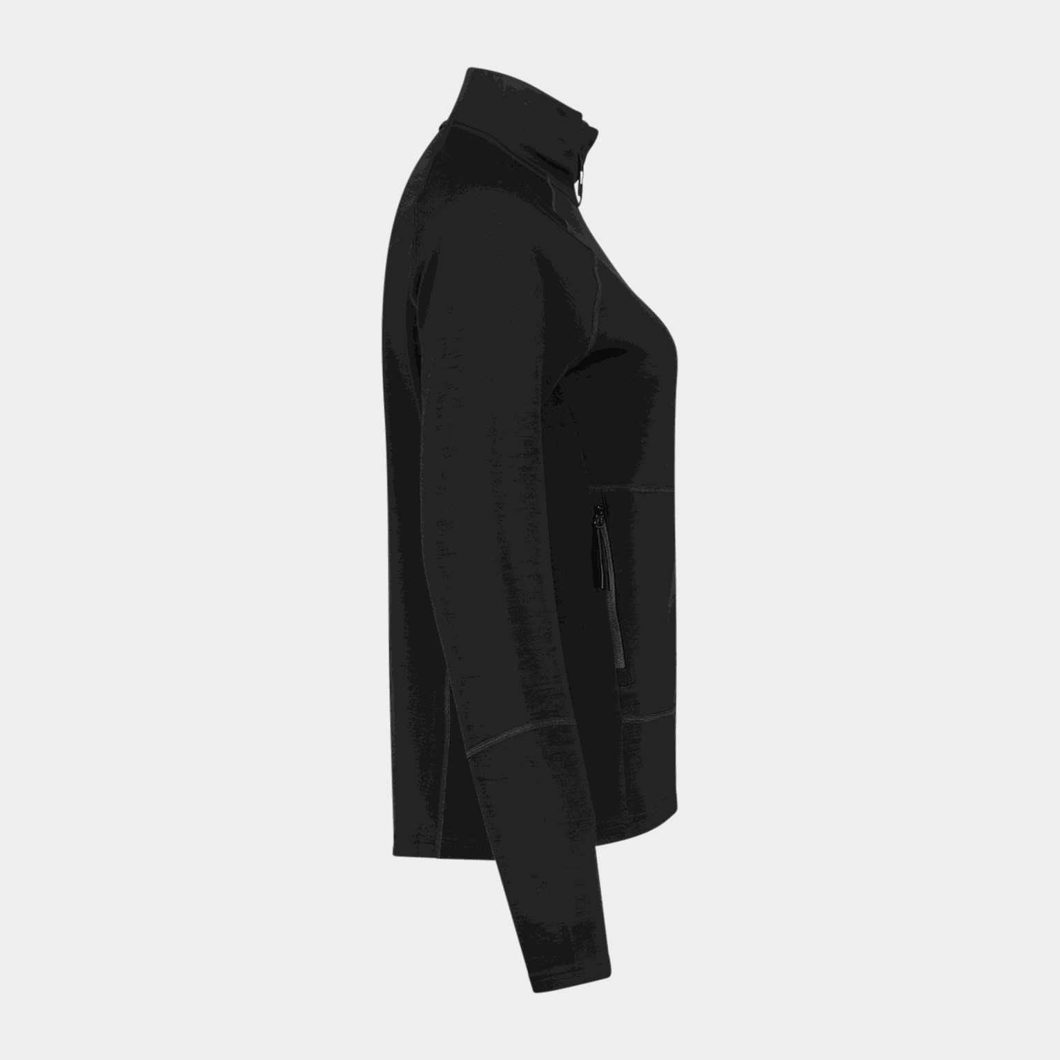Tived Merino Full Zip ulljakke, dame - full image 2