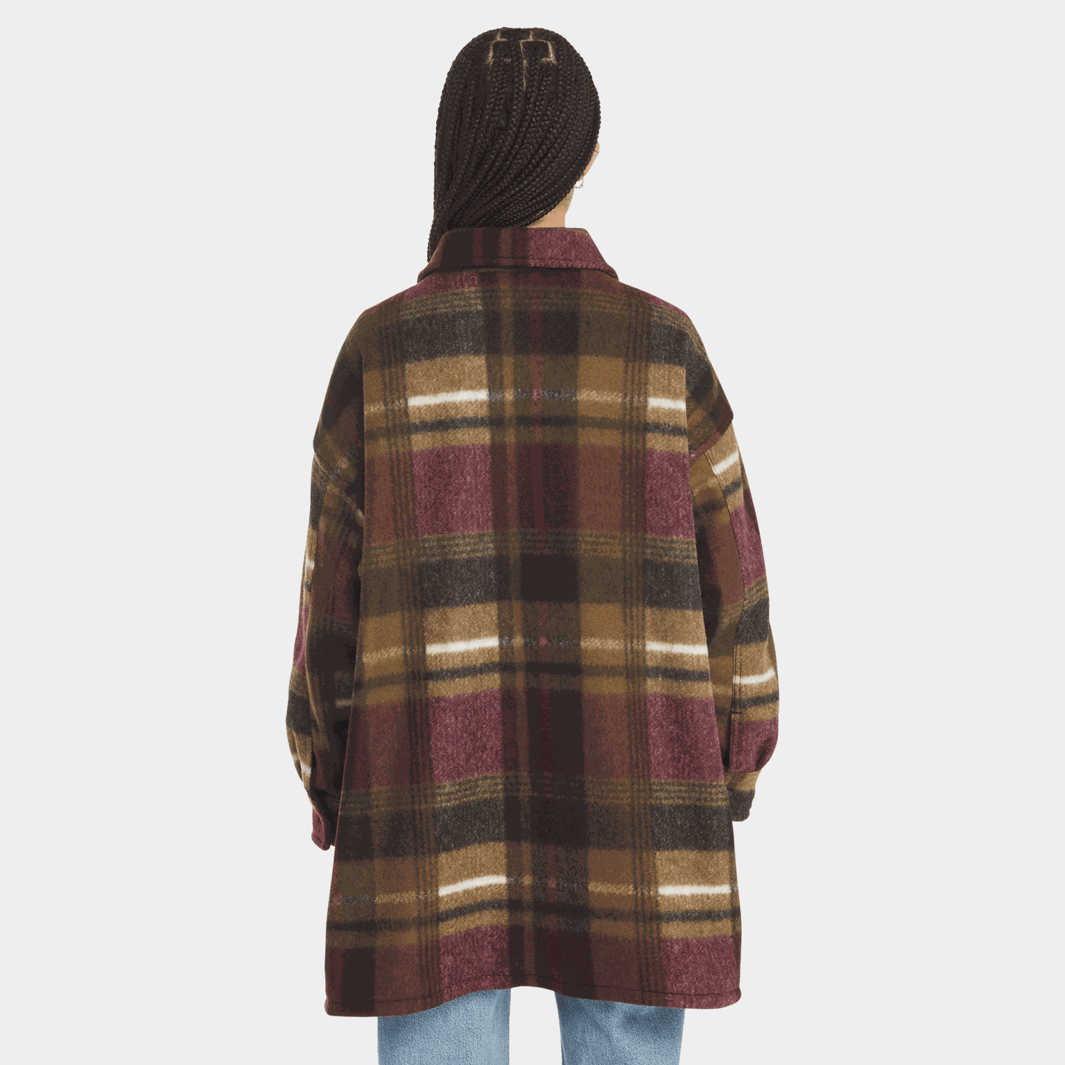Wool Shirt Coat, skjortejakke, dame - full image 3