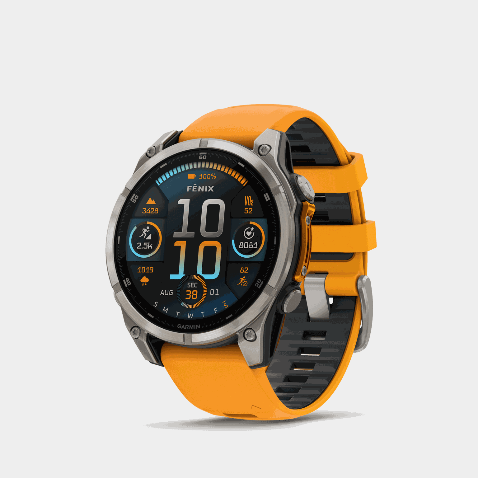 fenix 8 – 47 mm, AMOLED, Sapphire, Titanium, smartklokke - full image 2