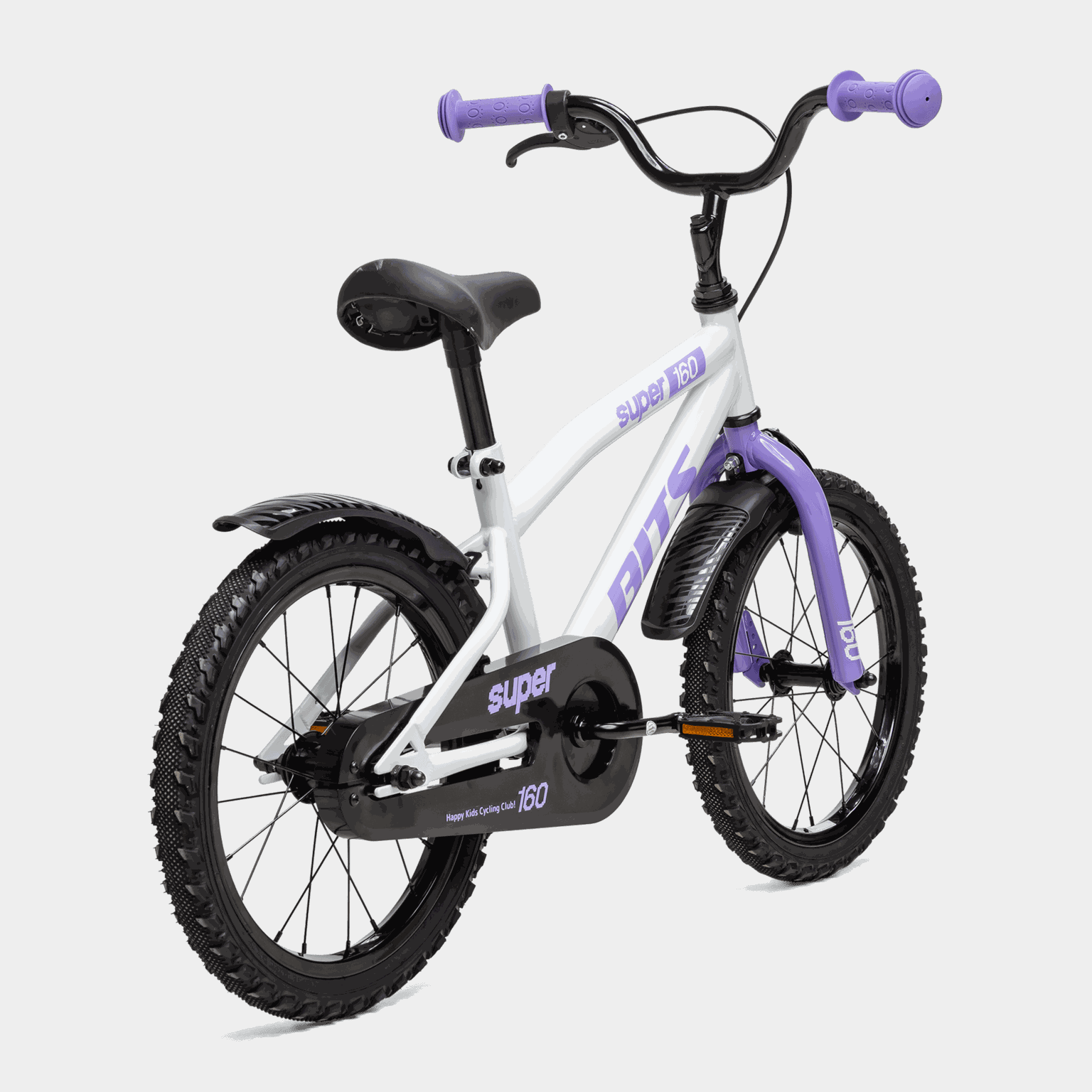 Super 16 WHITE/VIOLET 26/27 26/27, barnesykkel - full image 3