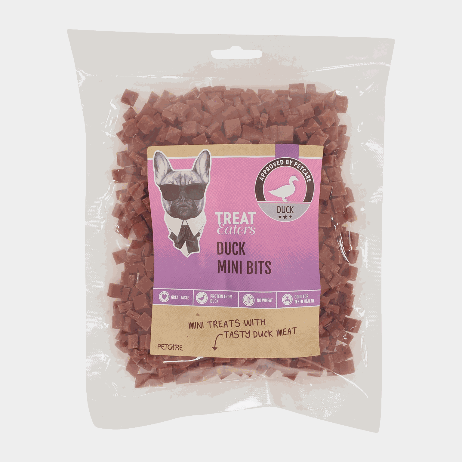 Duck Mini Bits 350g, godbiter til hund - full image 1