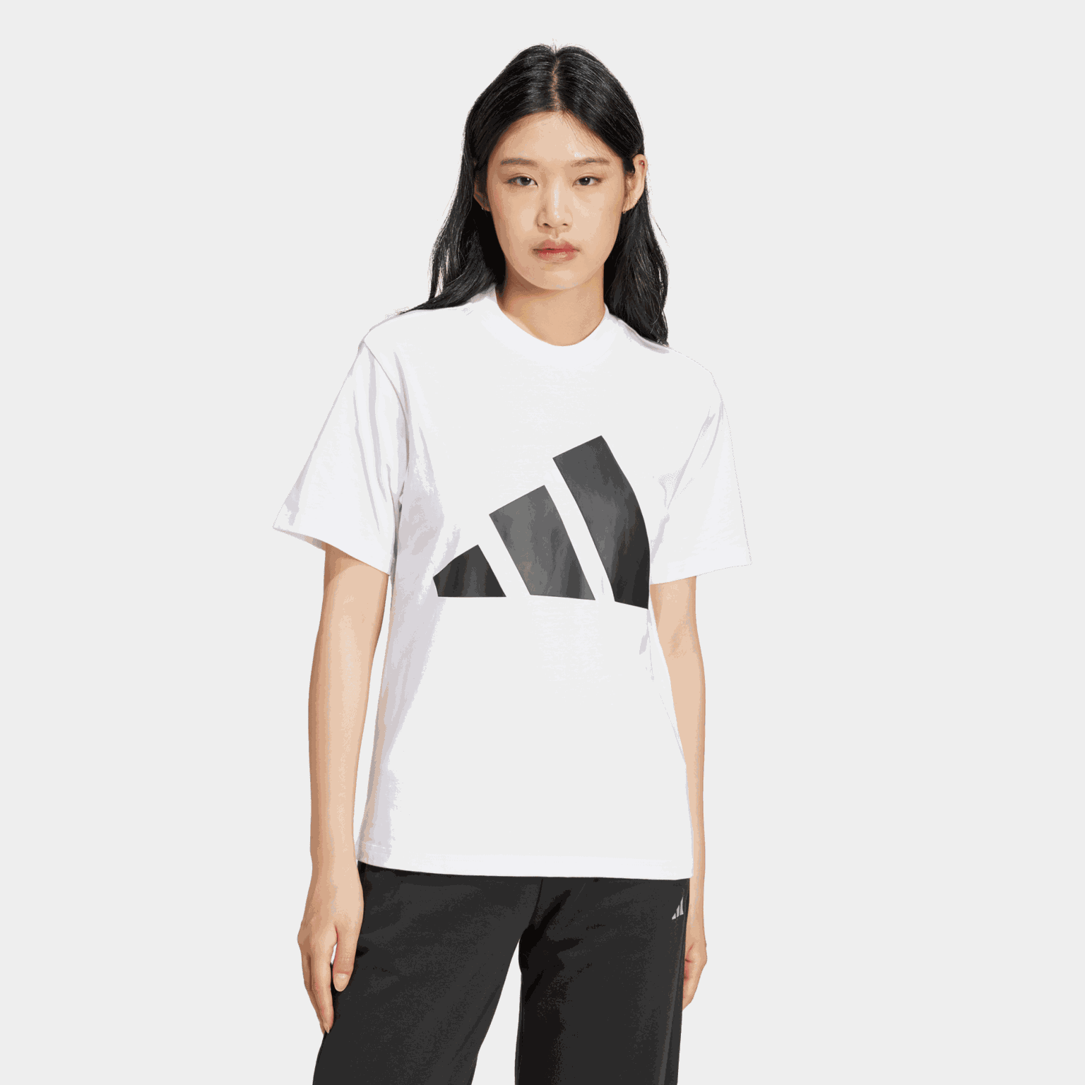 Essentials Big Logo Cotton T-Shirt, t-skjorte, dame - full image 1