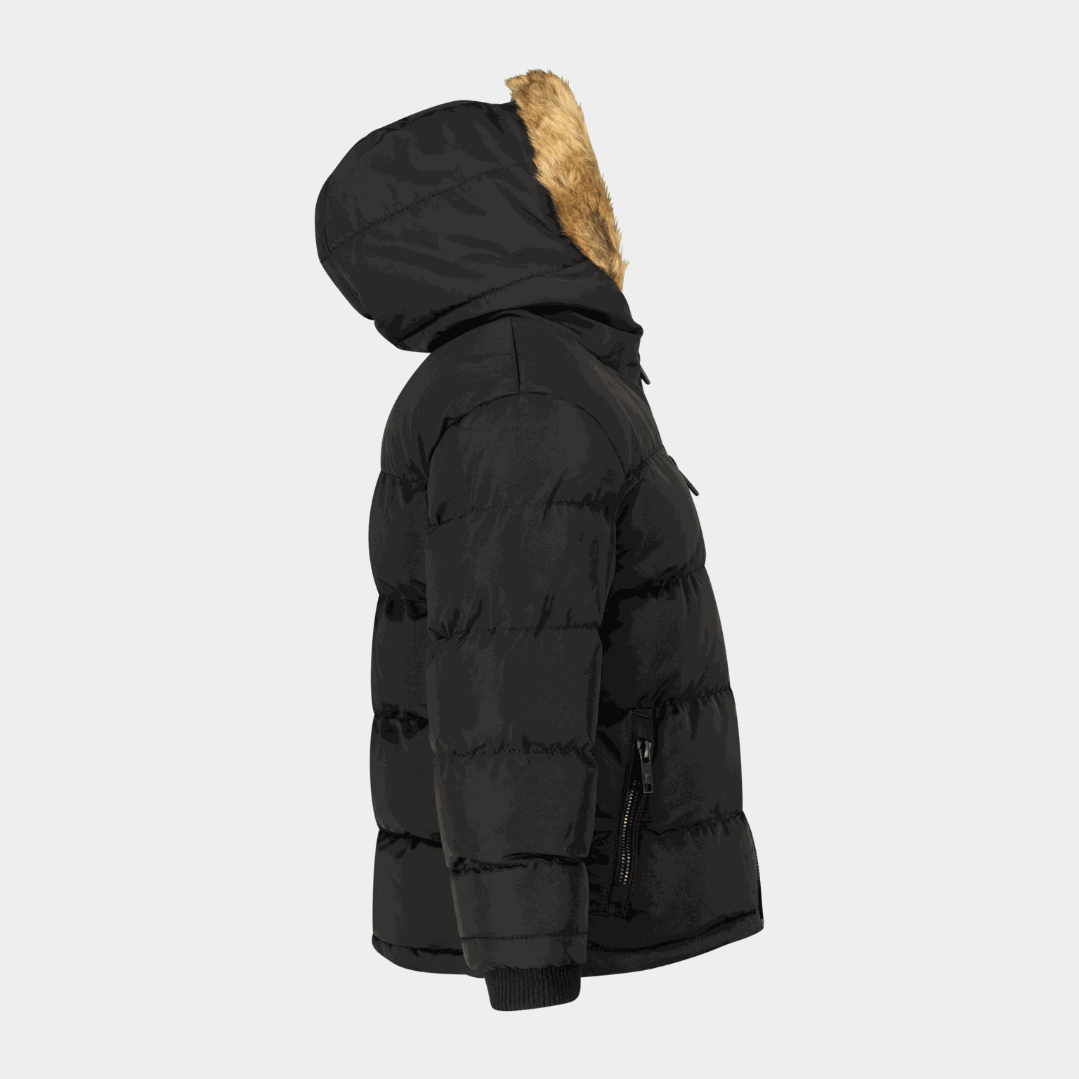 Zip Bubble Jacket, vinterjakke, barn - full image 2