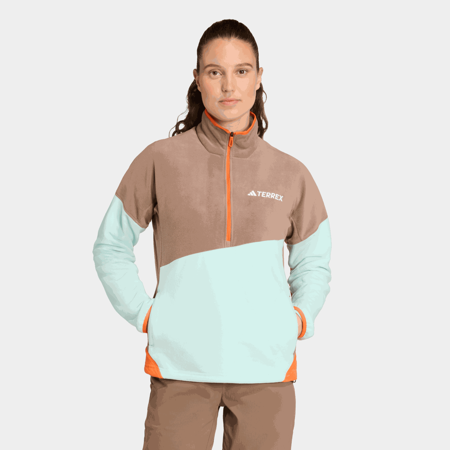 Terrex Multi Climawarm Fleece Anorak, fleecejakke, dame - full image 1