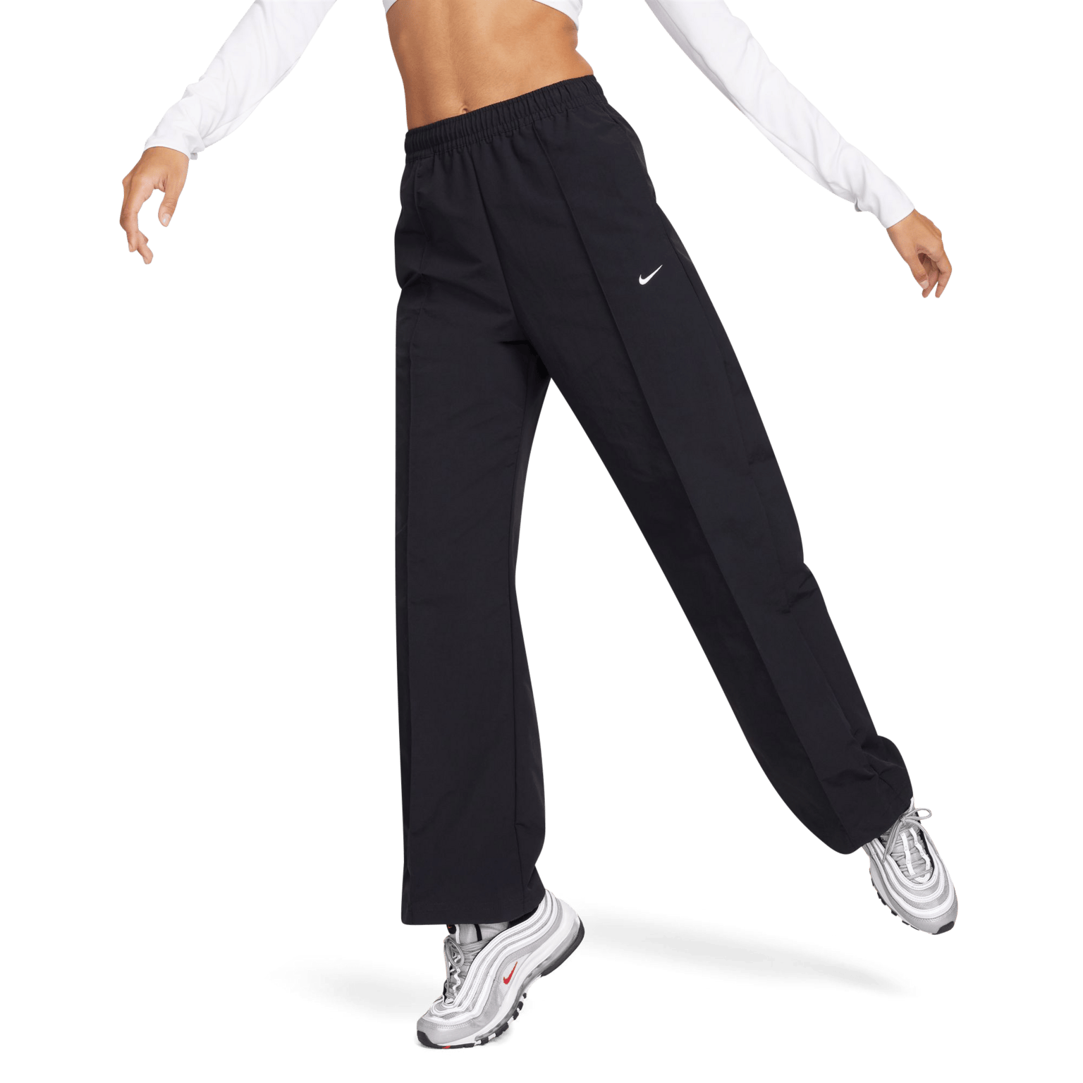 Nike Mid-Rise Open-Hem Pants, joggebukse, dame