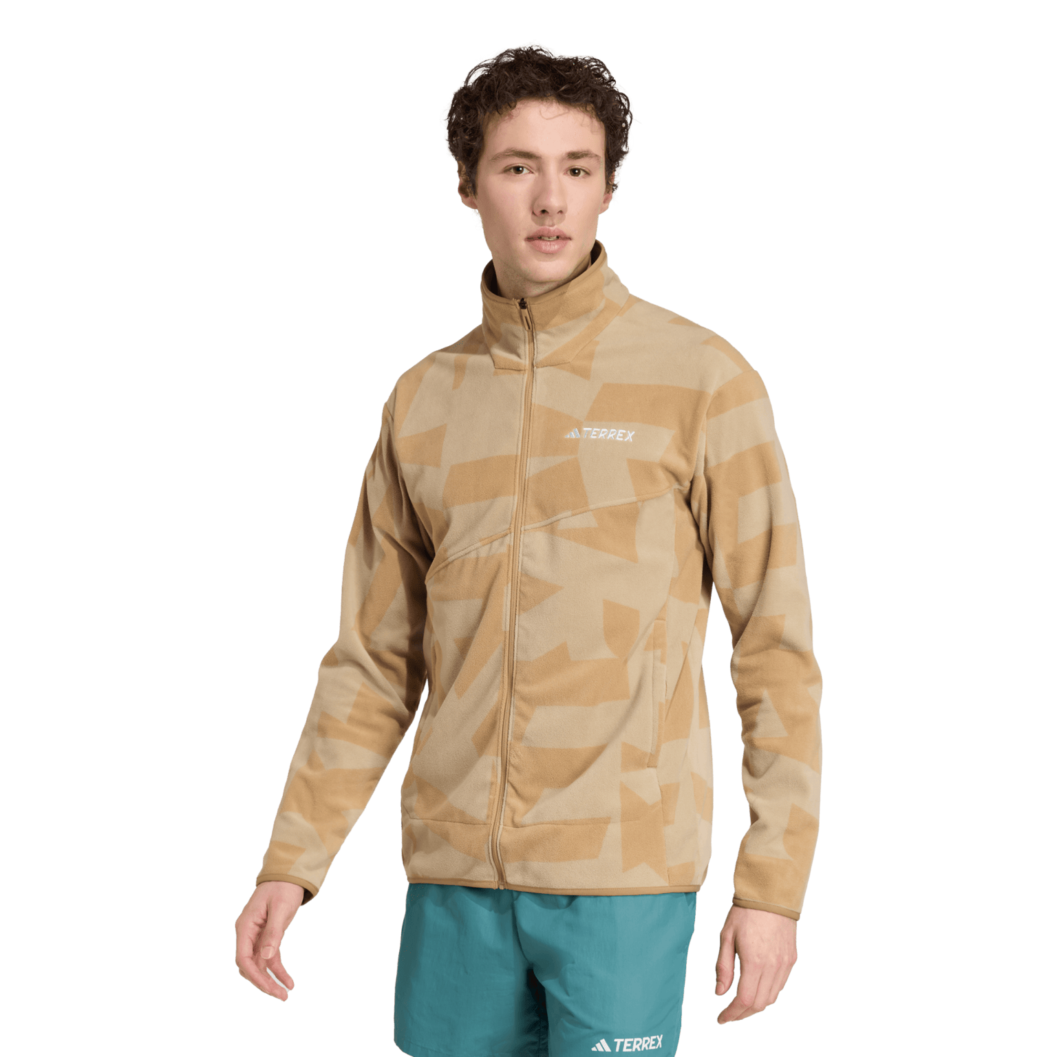 adidas Terrex Multi Printed Full-Zip Fleece Jacket, fleecejakke