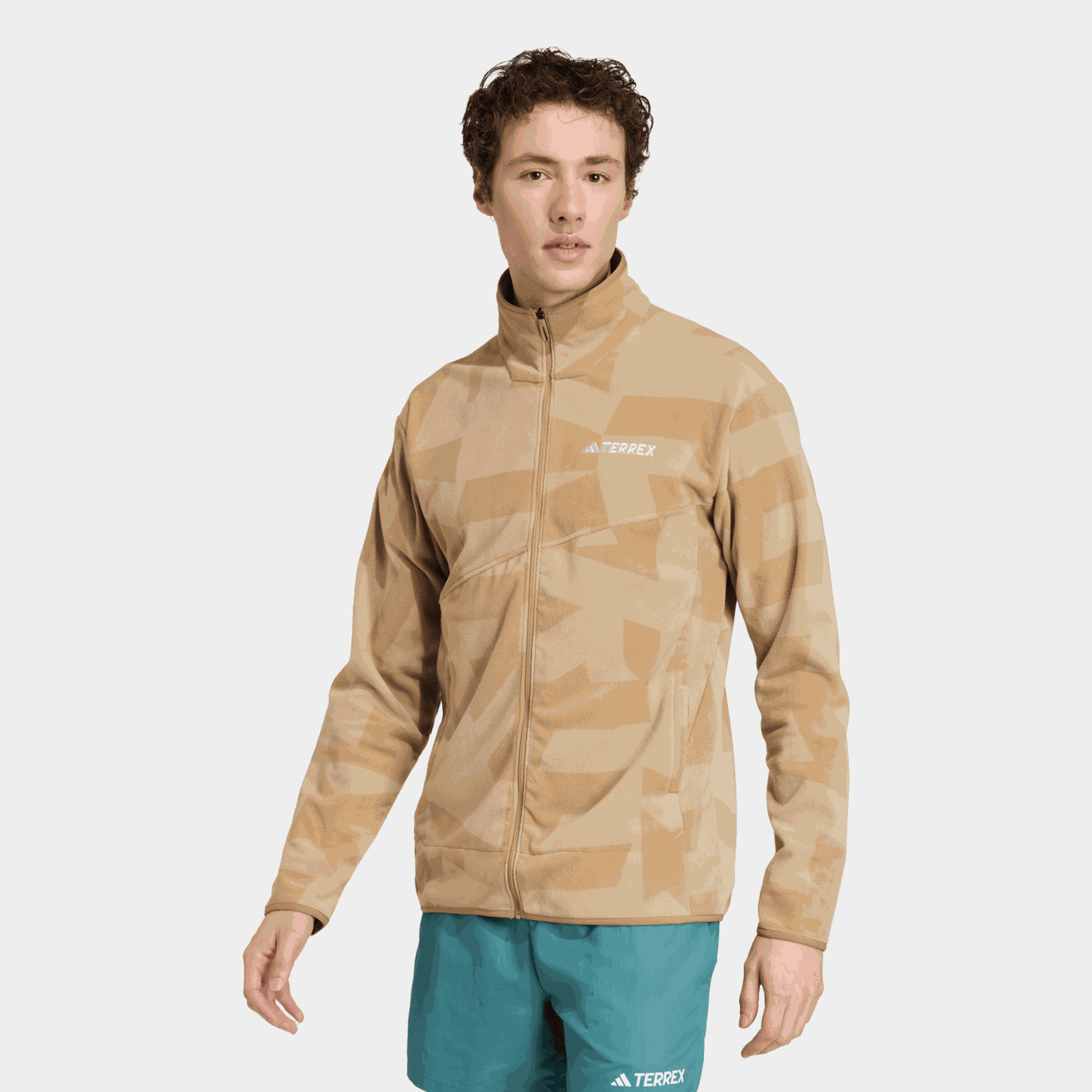 Terrex Multi Printed Full-Zip Fleece Jacket, fleecejakke - full image 1
