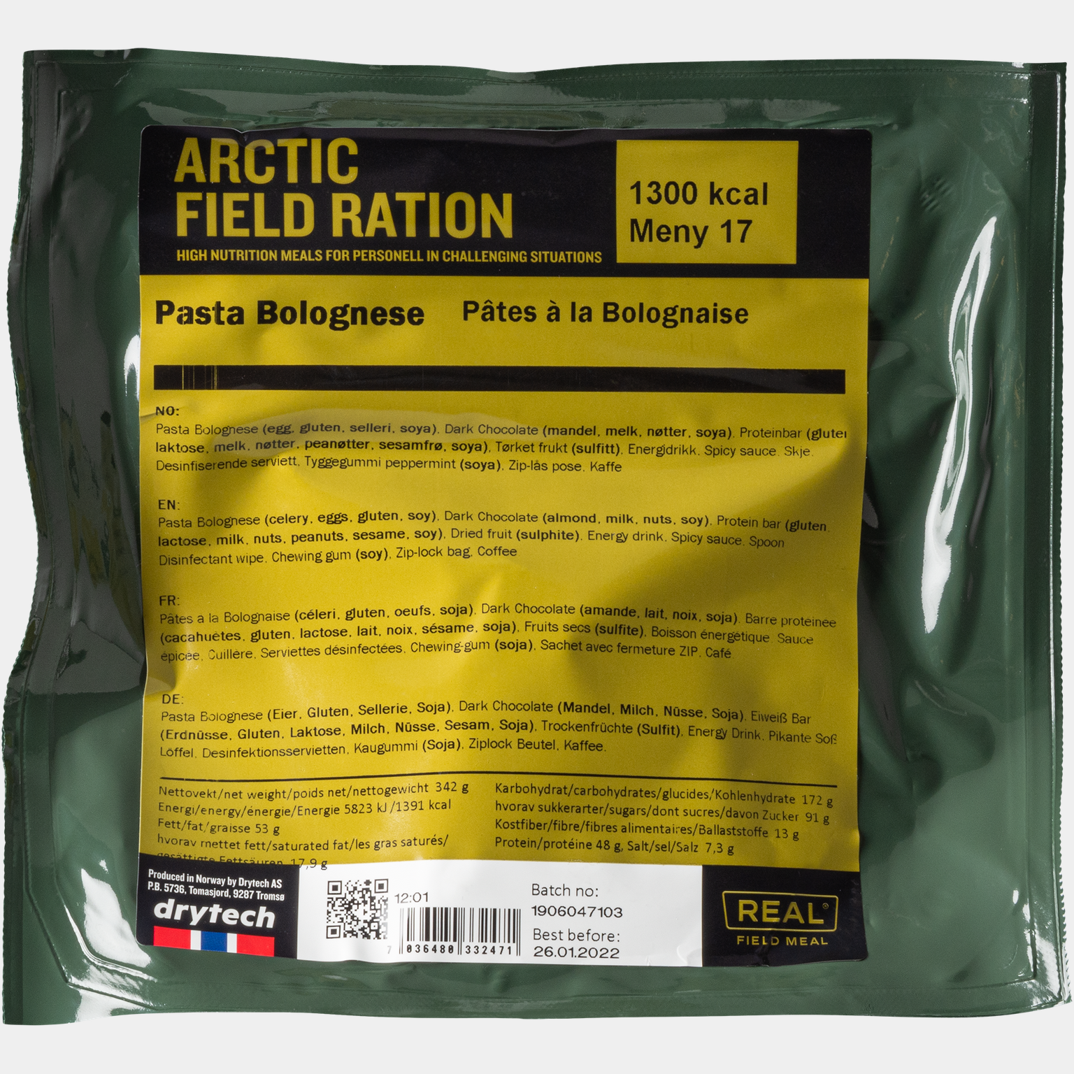 Field Ration Pasta Bolognese, turmat - Turmat - Field Ration Pasta ...