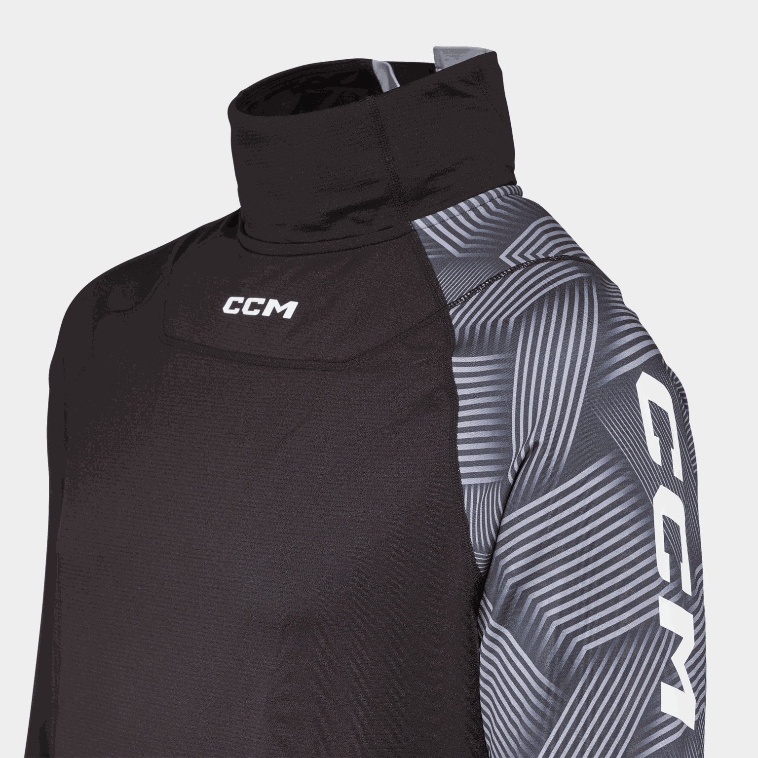 Base Layer Neck Guard Shirt 26/27, kompresjonstrøye, senior - full image 3