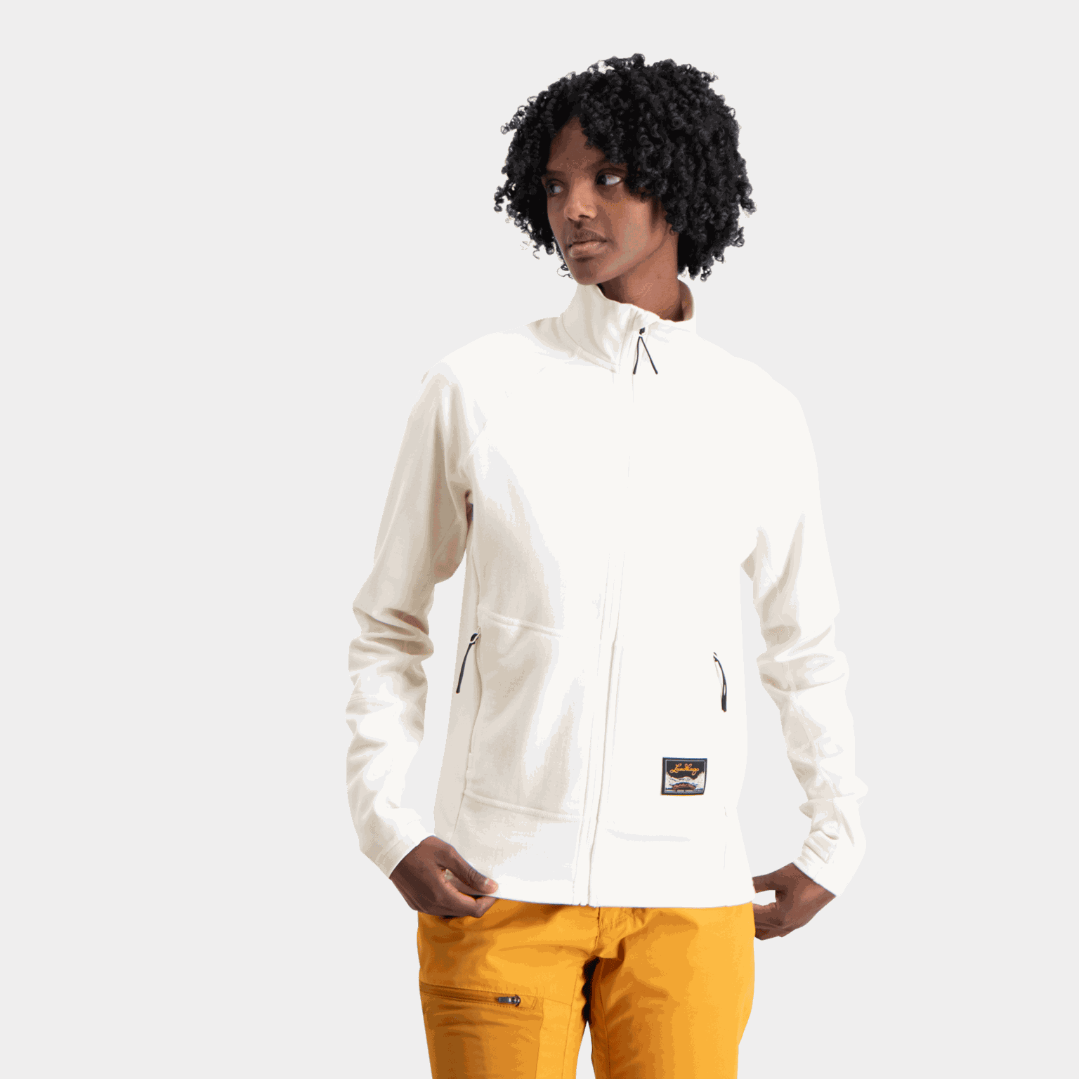 Tived Merino Full Zip ulljakke, dame - full image 1