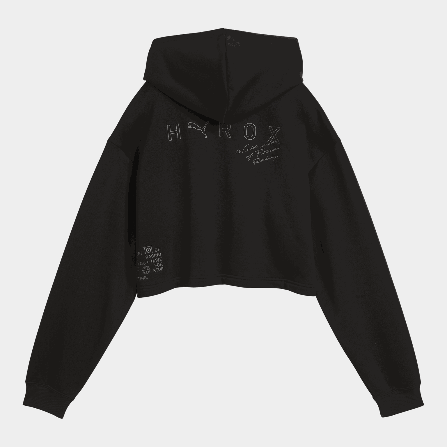 X Hyrox Heavyweight Hoodie, hettegenser, dame - full image 2