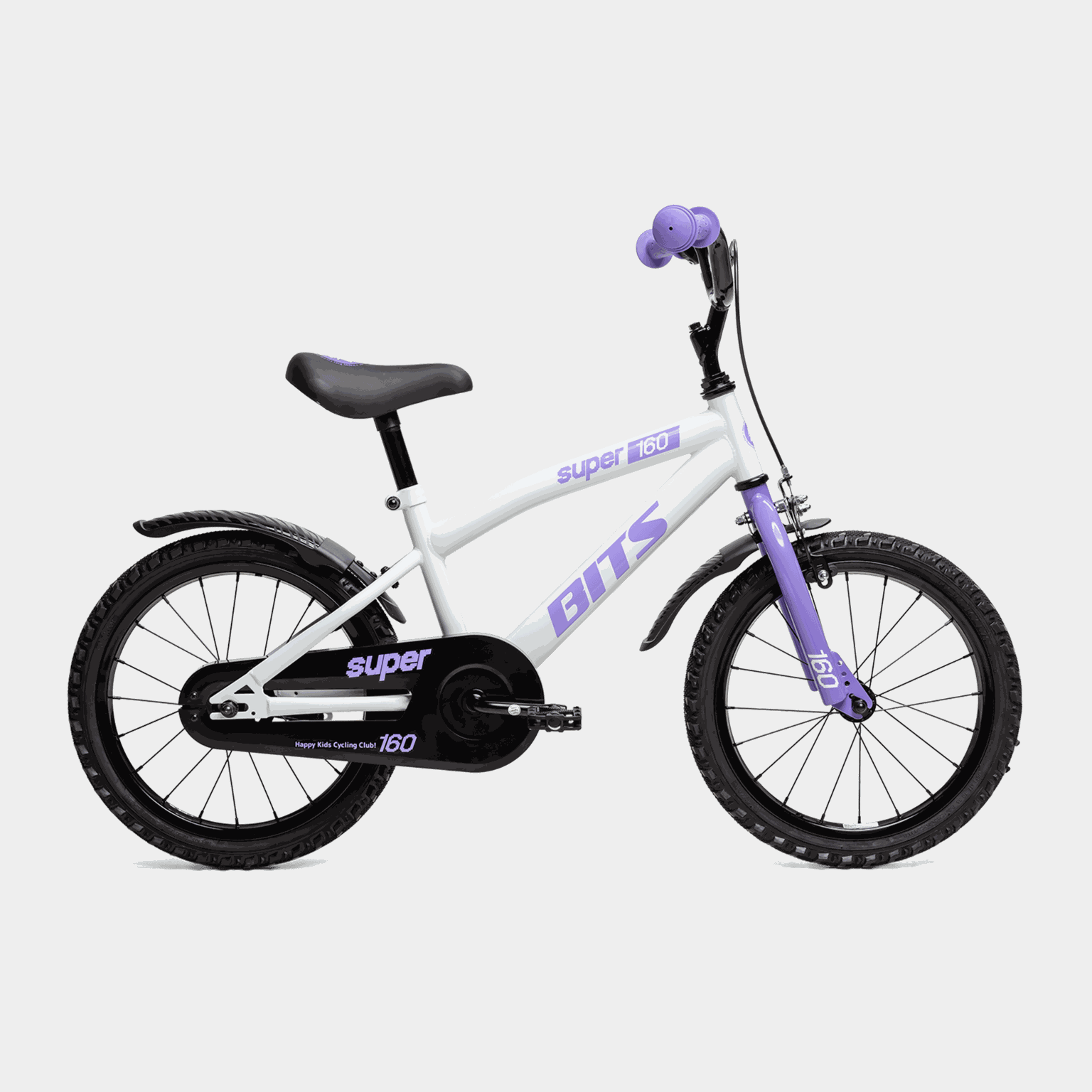 Super 16 WHITE/VIOLET 26/27 26/27, barnesykkel - full image 1