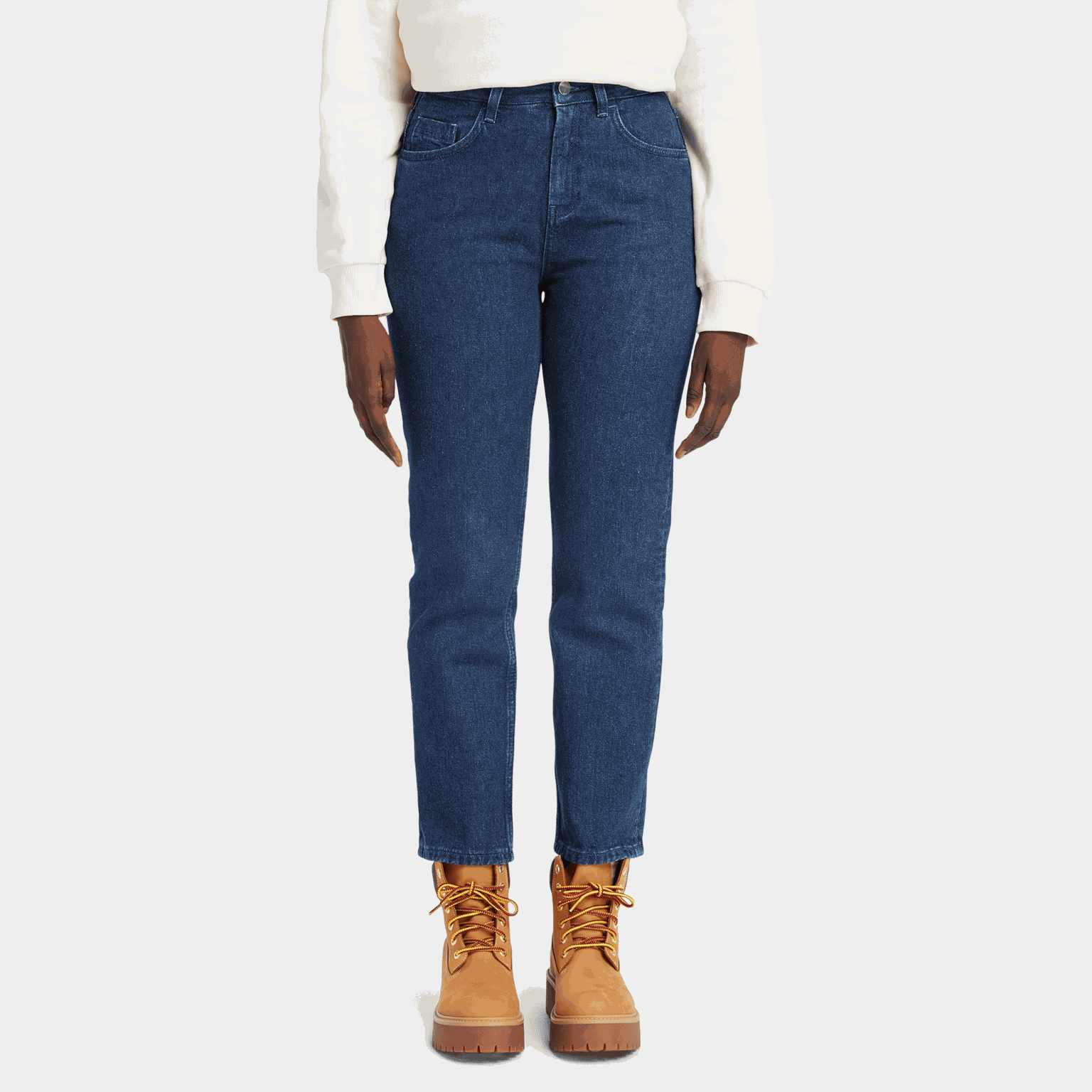 High Waist Denim, bukser, dame - full image 1