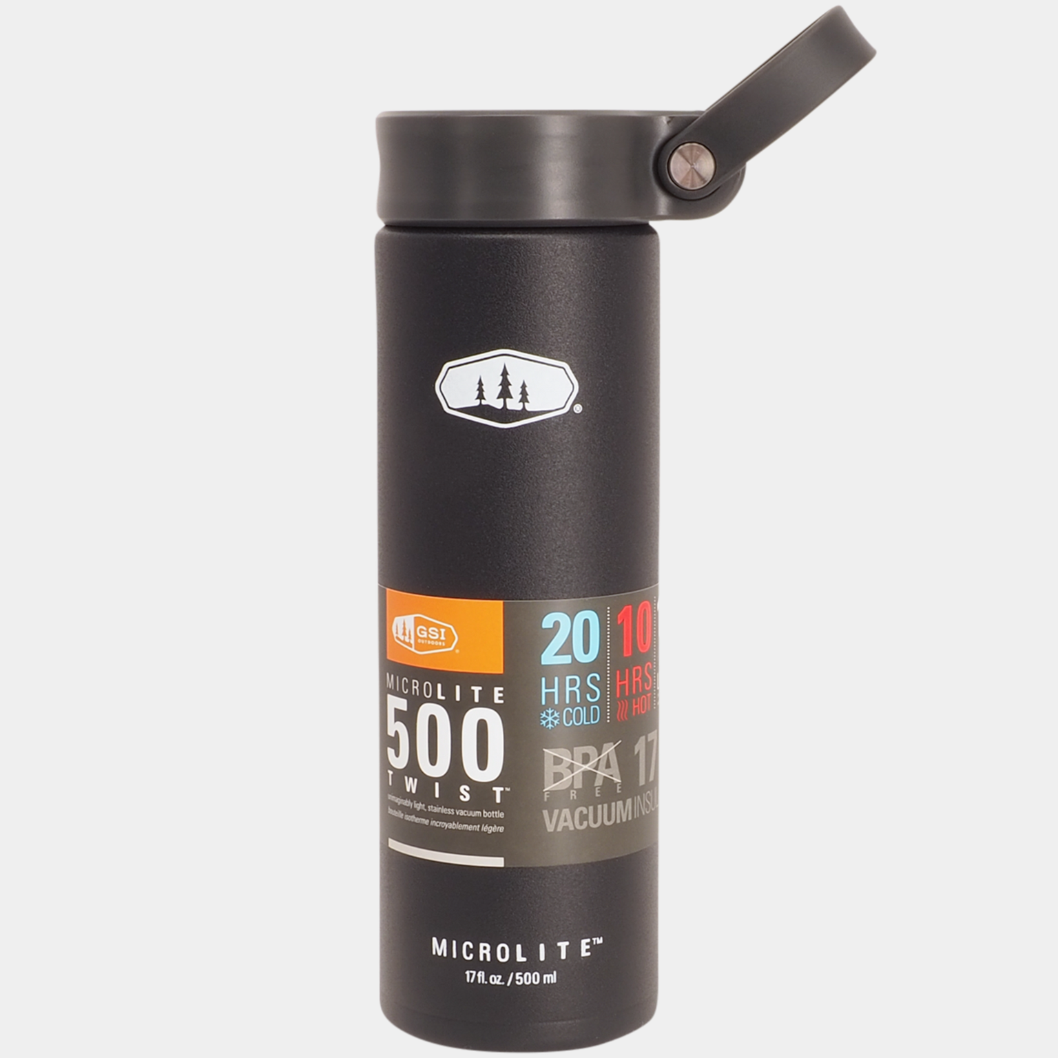 Microlite 500 Twist Black - Termos & Flasker - Svart | XXL