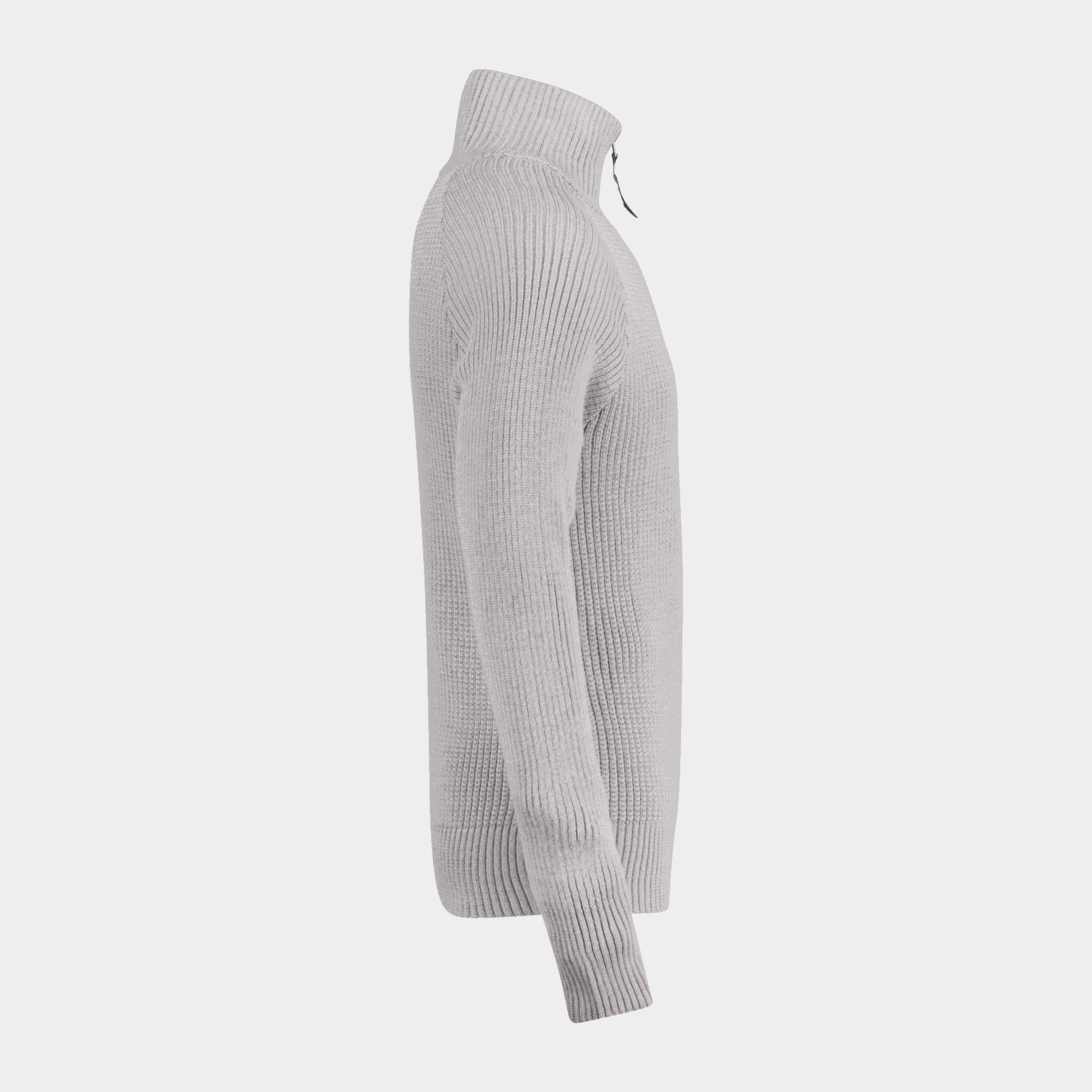 Gaustafjell Wool Zip Sweater, ullgenser - full image 3