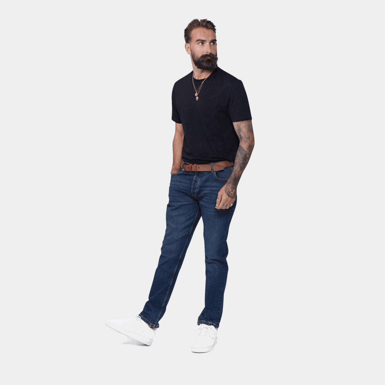 Belted Jean, jeans - full image 1
