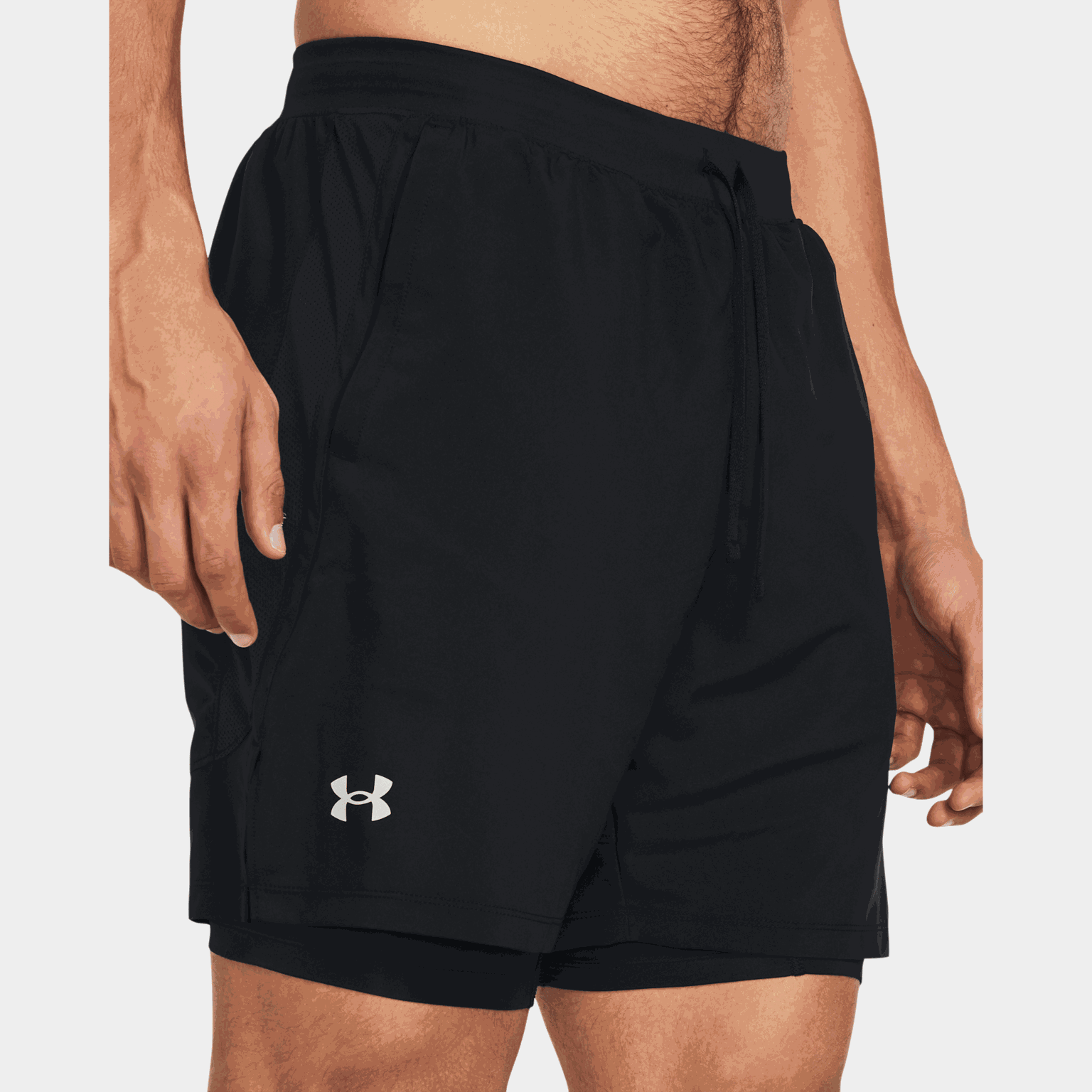 Launch 7'' 2-In-1 Shorts, treningsshorts, herre - full image 3