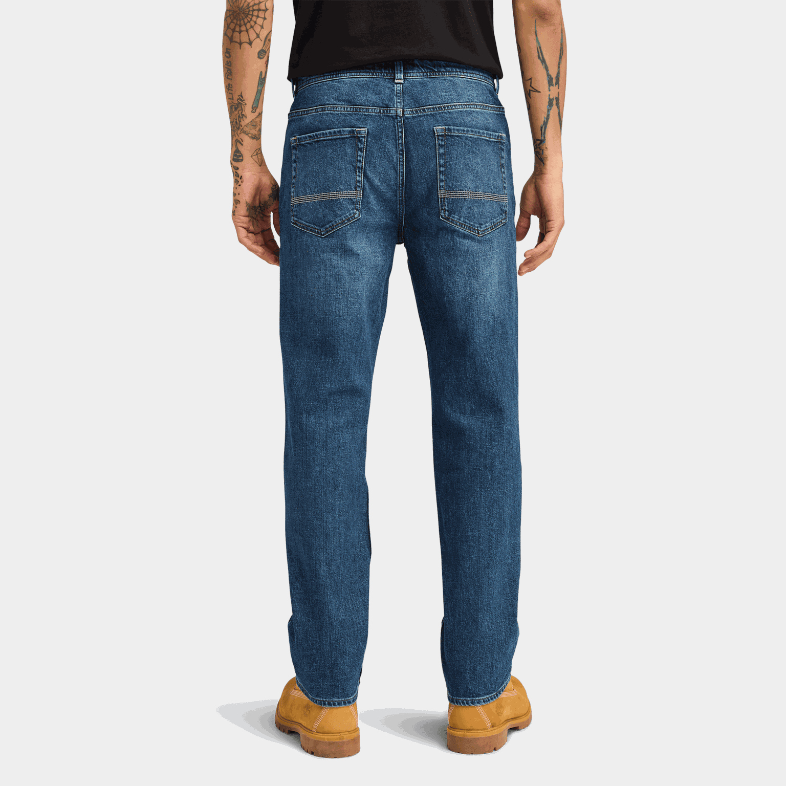 5 Pocket Straight Denim, bukse, herre - full image 3