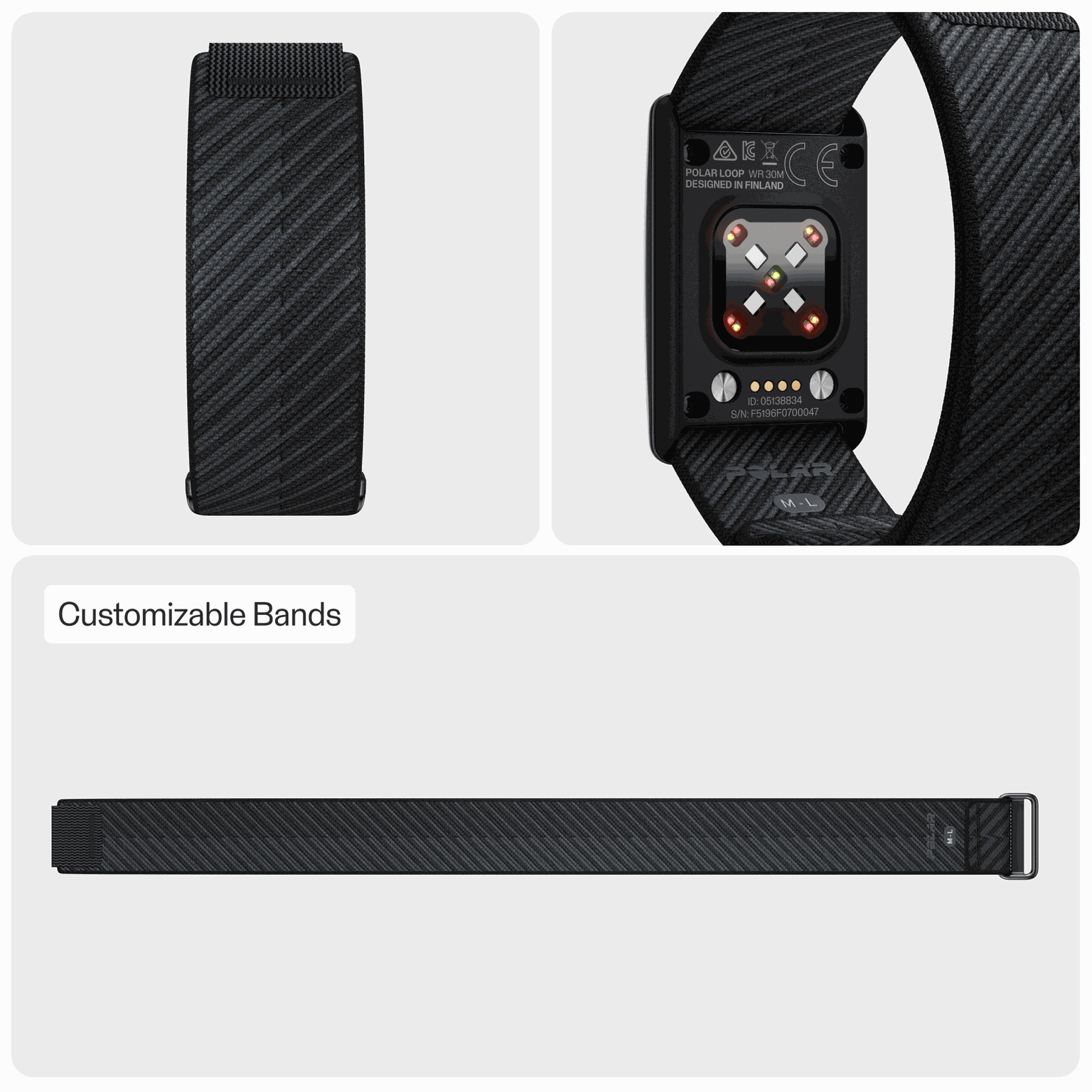 Wristband Loop Gen2 S-L, armbånd til aktivitetsmåler - full image 4