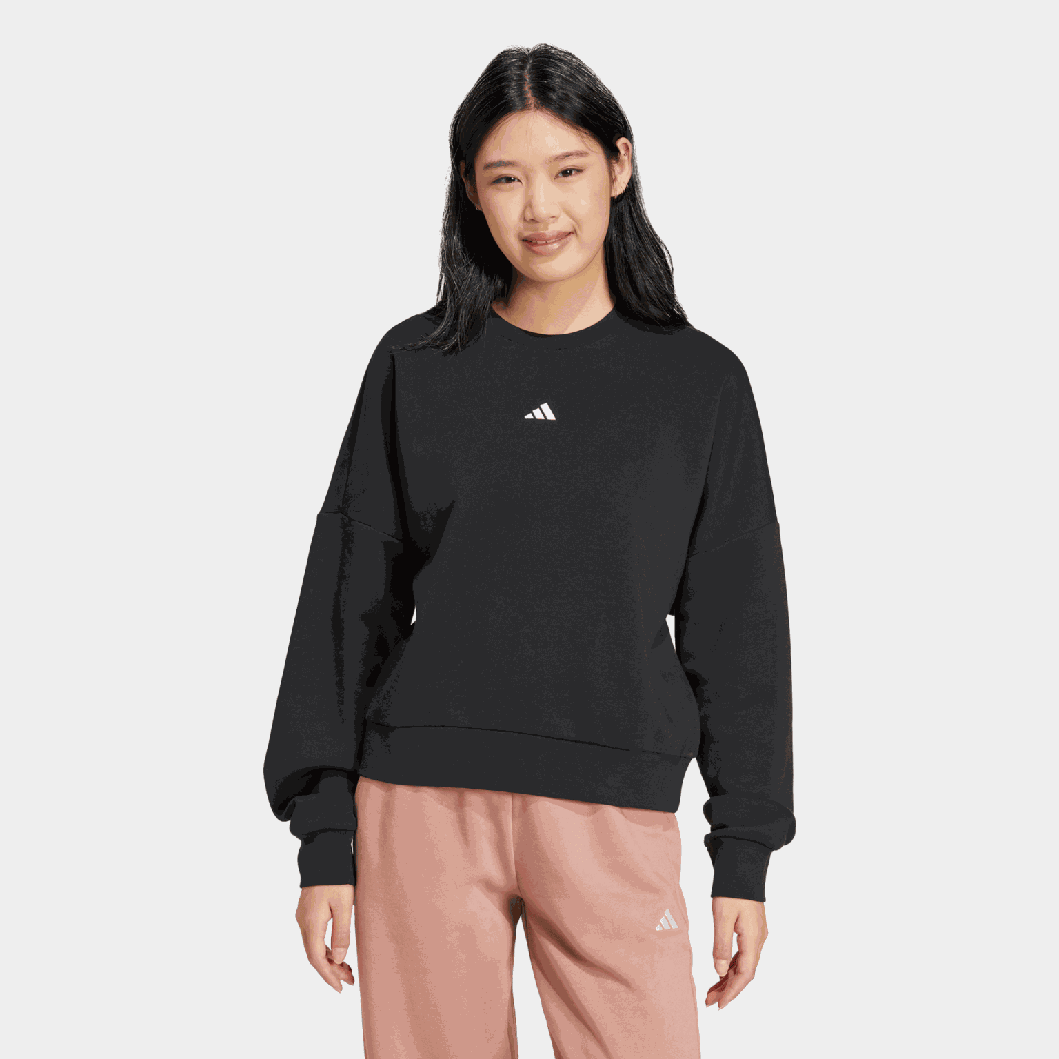 Essentials Small Logo Feel Cozy Sweatshirt, genser, dame - full image 2