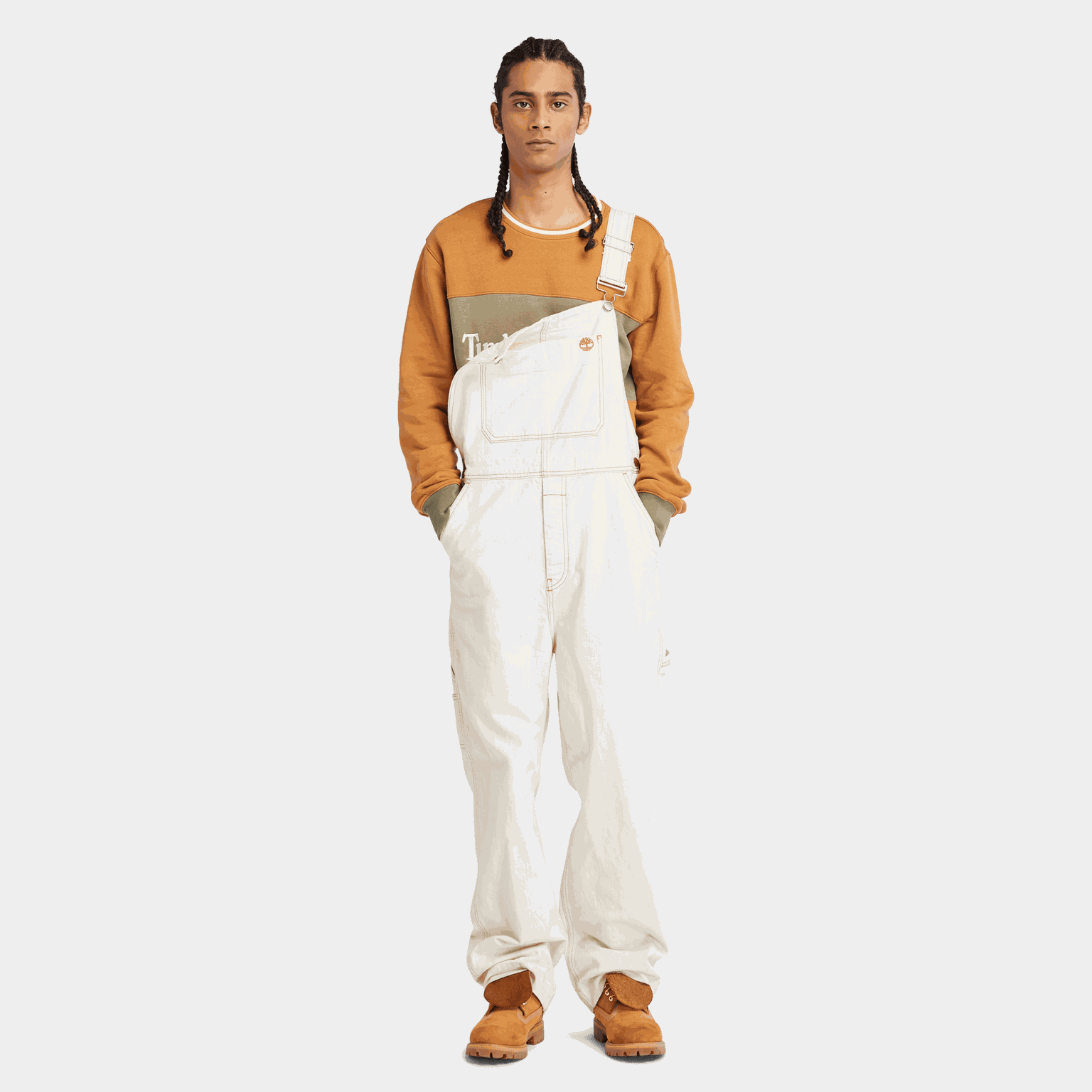 Wf Hemp Dungaree, snekkerbukse - full image 1