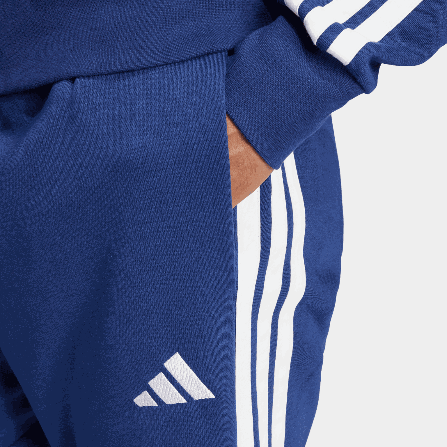 3-Stripes Fleece CHPant, joggebukse, herre - full image 4