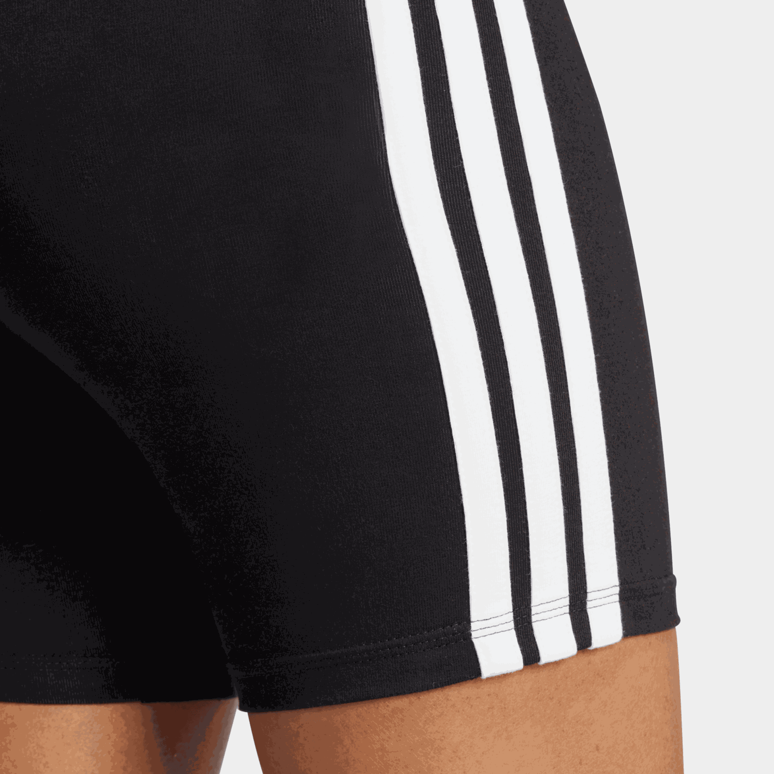 Essentials 3-Stripes High Waisted Biker Shorts, biker shorts, dame - full image 4