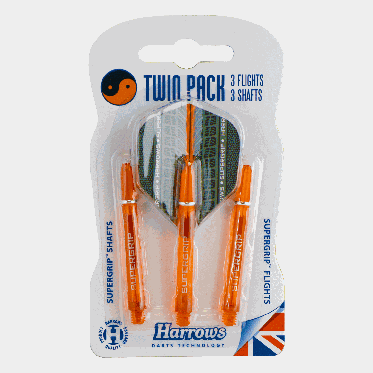 Flights & Shafts Twin Pack, tilbehør til dartpiler - full image 1