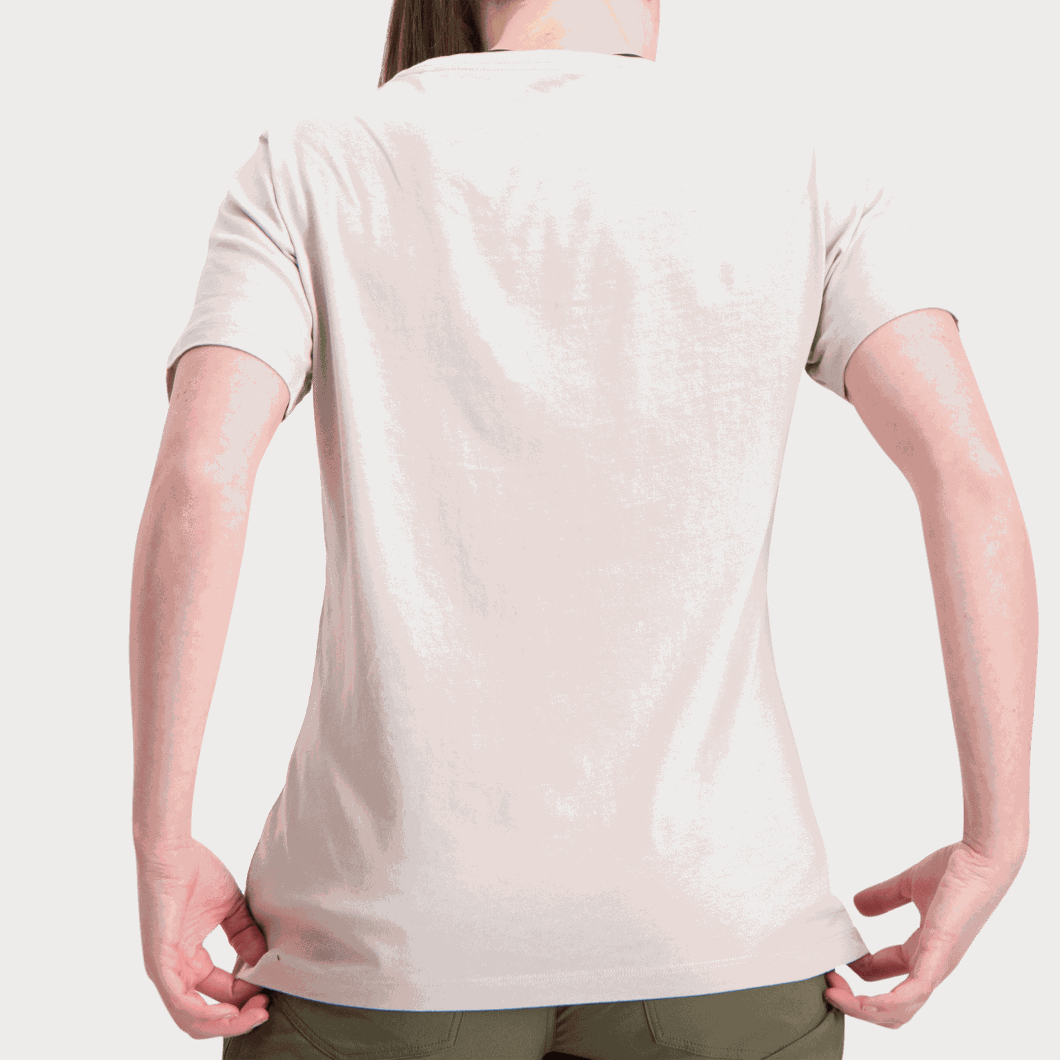 /29 cotton duotone T-shirt, t-skjorte, dame - full image 2