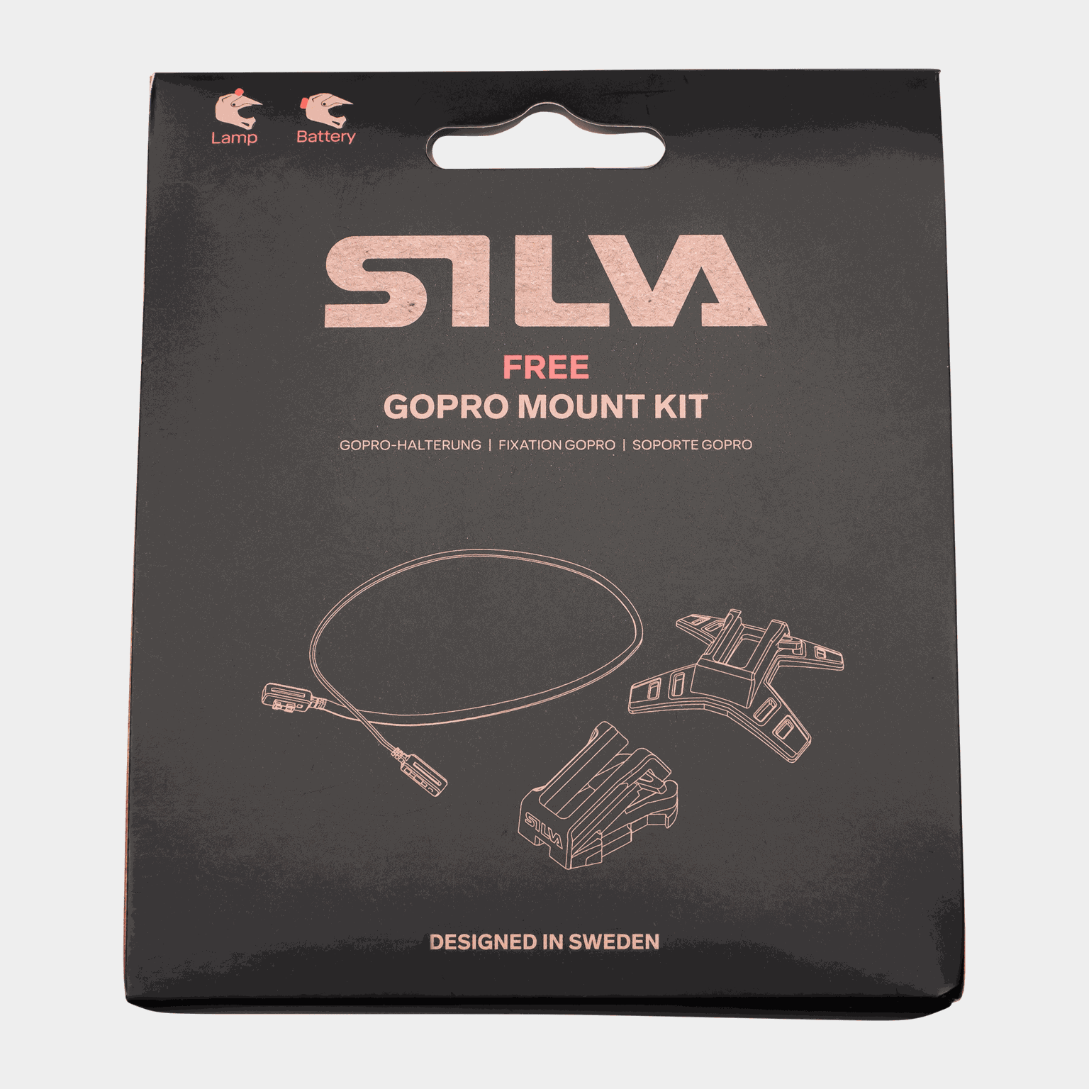 Free GoPro Mount Kit, gopro-feste, hodelykt - full image 1